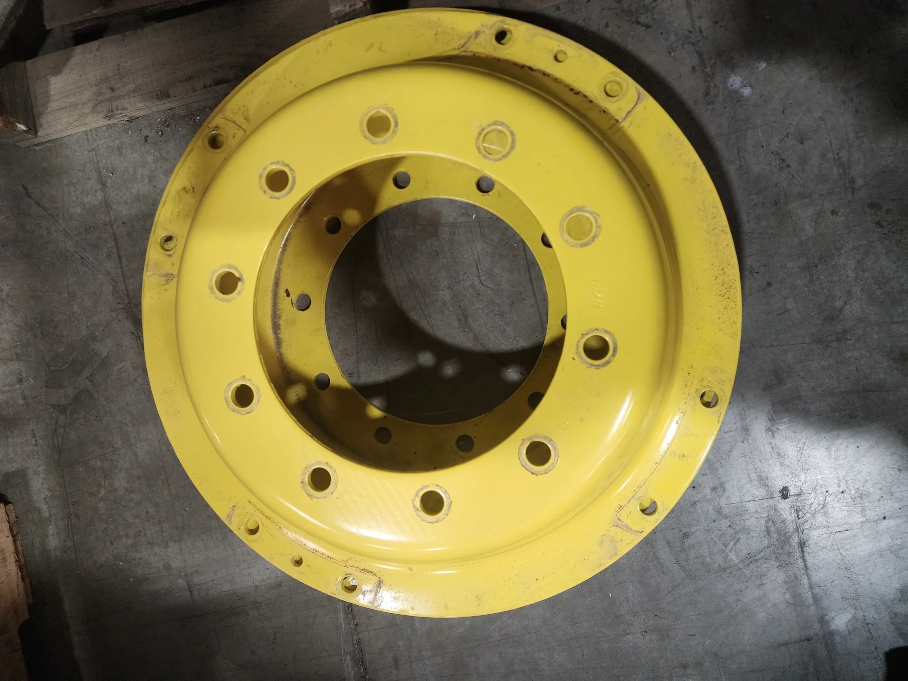 Take-Off Disc 28" Waffle 10-13.19-11.07 2 Bolt HD Yellow image 2