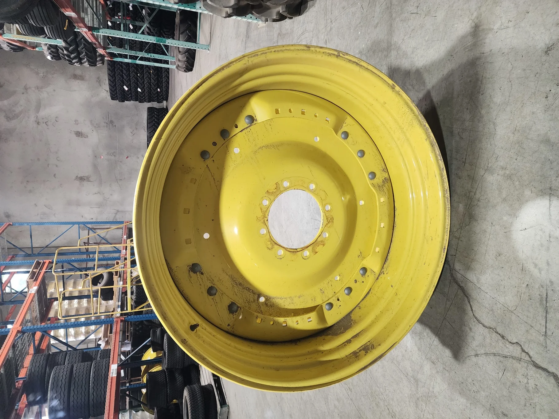 Take-Off 16 X 42 8-10.82-8.78 Triple Drop Yellow Wheel w/ Disc