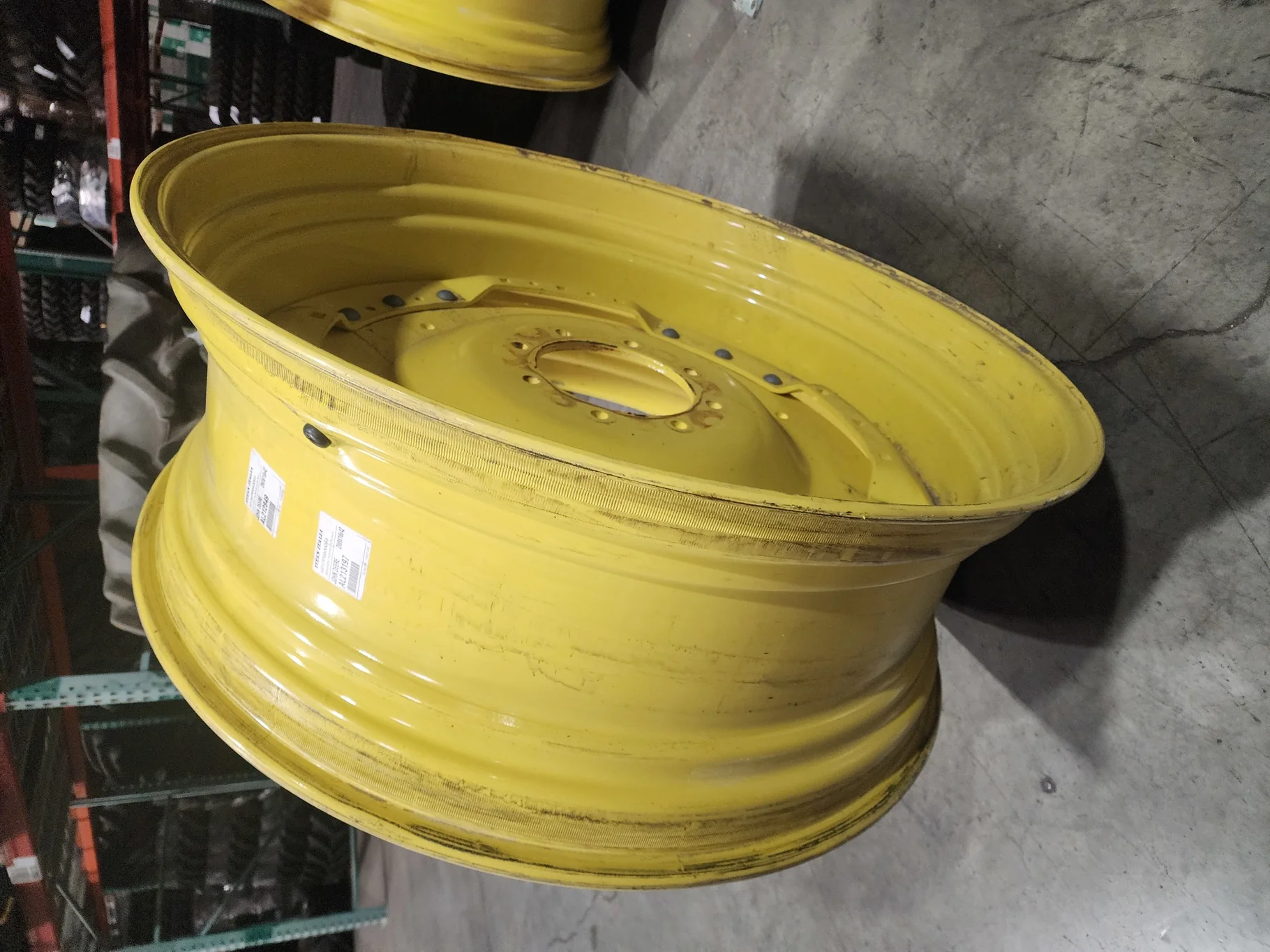 Take-Off 16 X 42 8-10.82-8.78 Triple Drop Yellow Wheel w/ Disc image 3