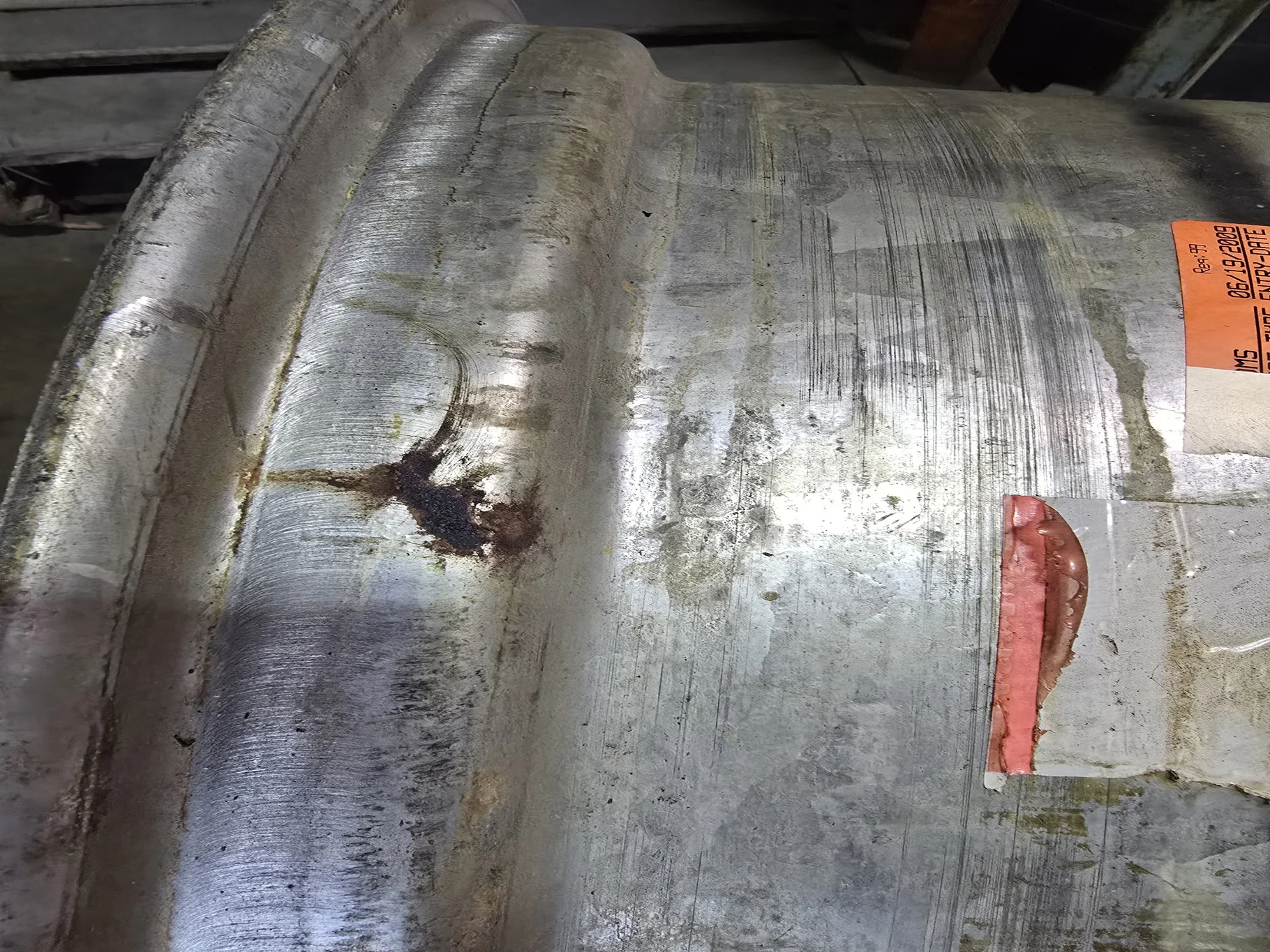 USED 12 X 24 8-8-6 GALVANIZED STEEL WHEEL image 4