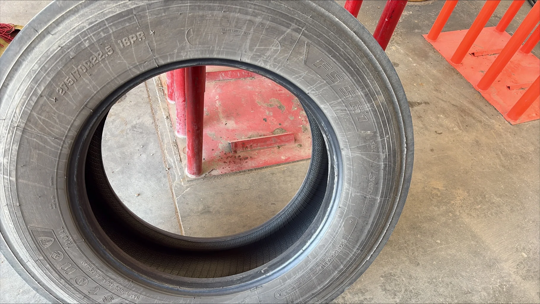 USED 275/70R22.5/18 FIRESTONE FS561 ALL POSITION TL 85-90% image 4
