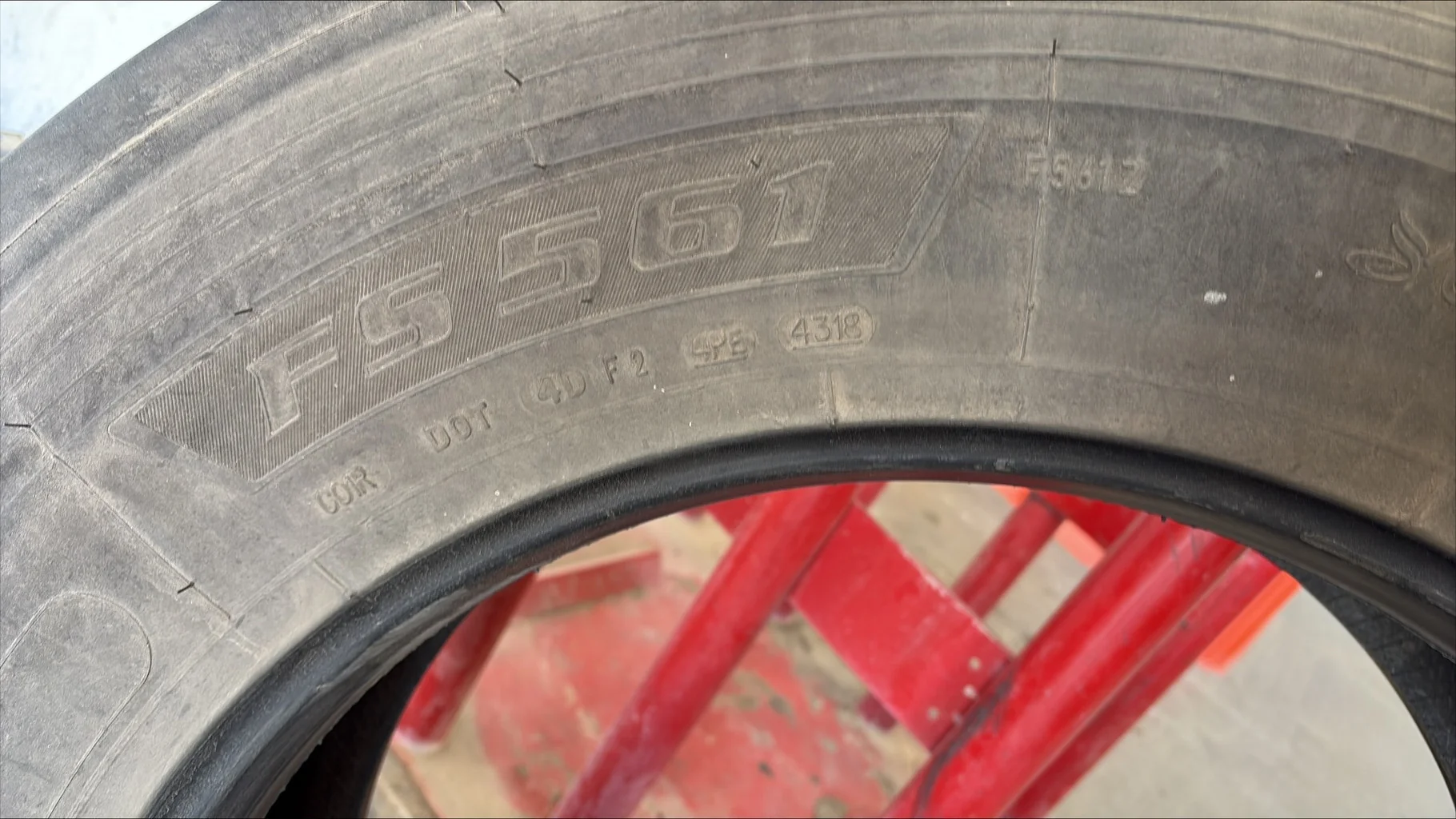 USED 275/70R22.5/18 FIRESTONE FS561 ALL POSITION TL 85-90% image 5