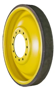REBUILT FRONT IDLER JD8RT 5" HALF RUBBER