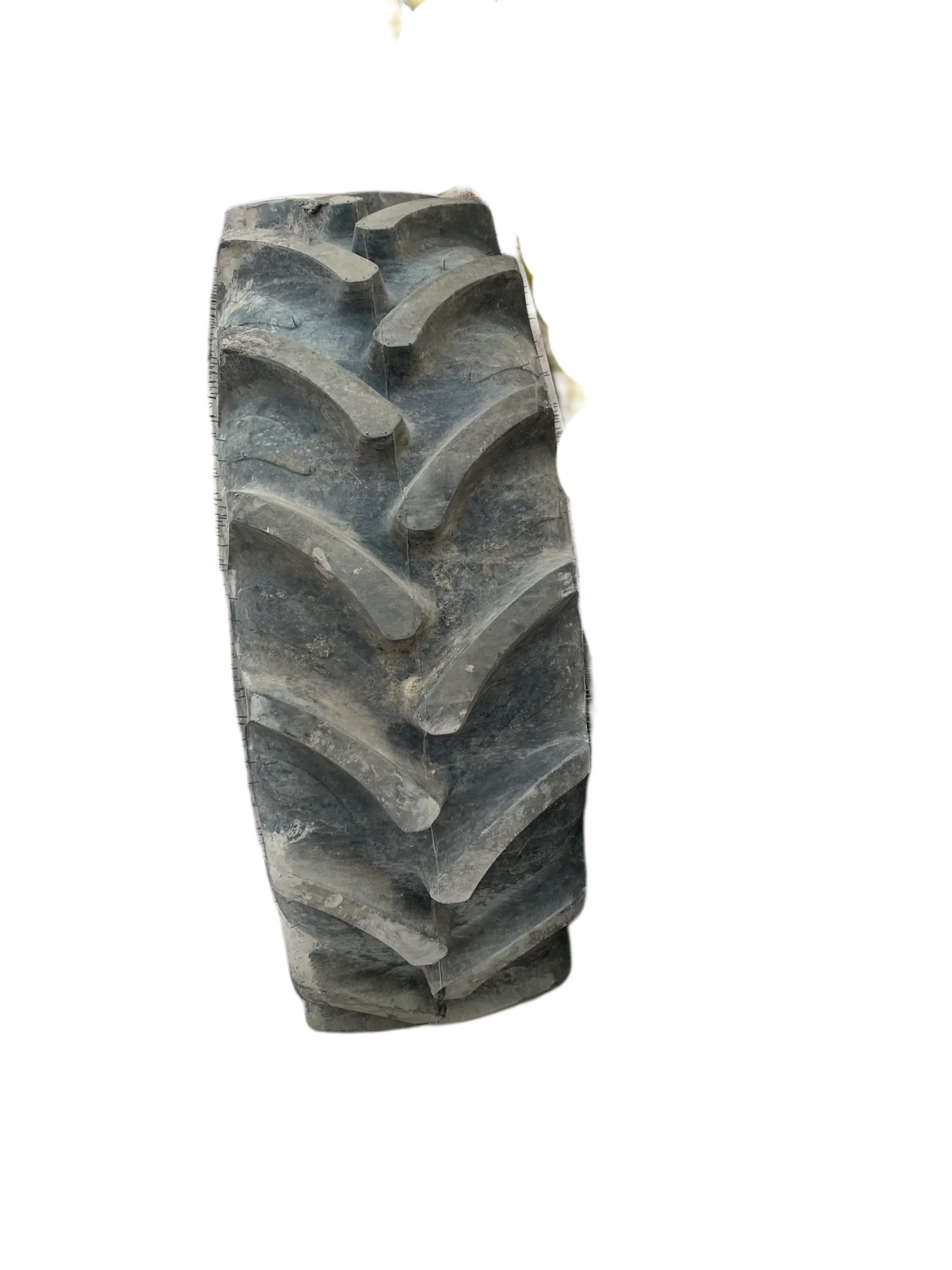 Used 380/85R24 127D Galaxy EarthPro 850 R-1W TL 90% On 12 x 24 12-24-23.25 Case Silver Waffle Wheel image 4