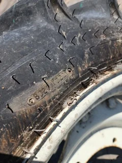 Take-Off 8.3-24 Alliance 324 105A8 TT on 8 x 24 Ford White GKN Style Wheel (6-11-10) image 6
