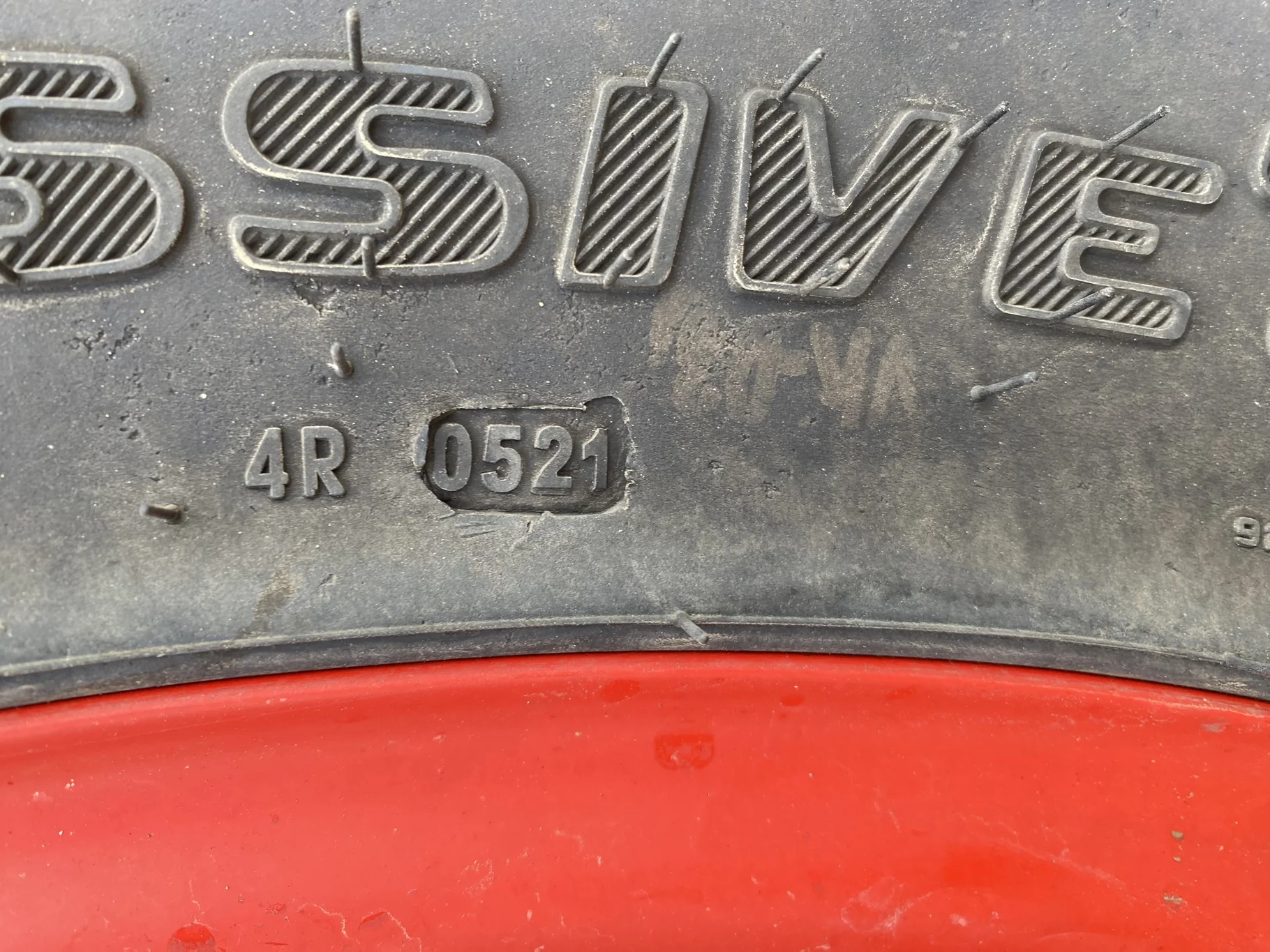 Used 580/70R38155D Trelleborg TM700 Progressive Traction R-1W  TL 90-95% On 18 X 38 8-10.82-8.7 image 9