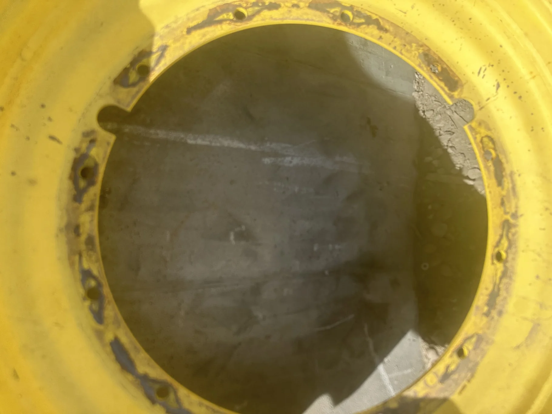 Used 14.9R46 145B Firestone RAT 23 R-1 TL 40% On 13 x 46 12-32.047-30.09 Yellow Stub Disc Wheel image 3