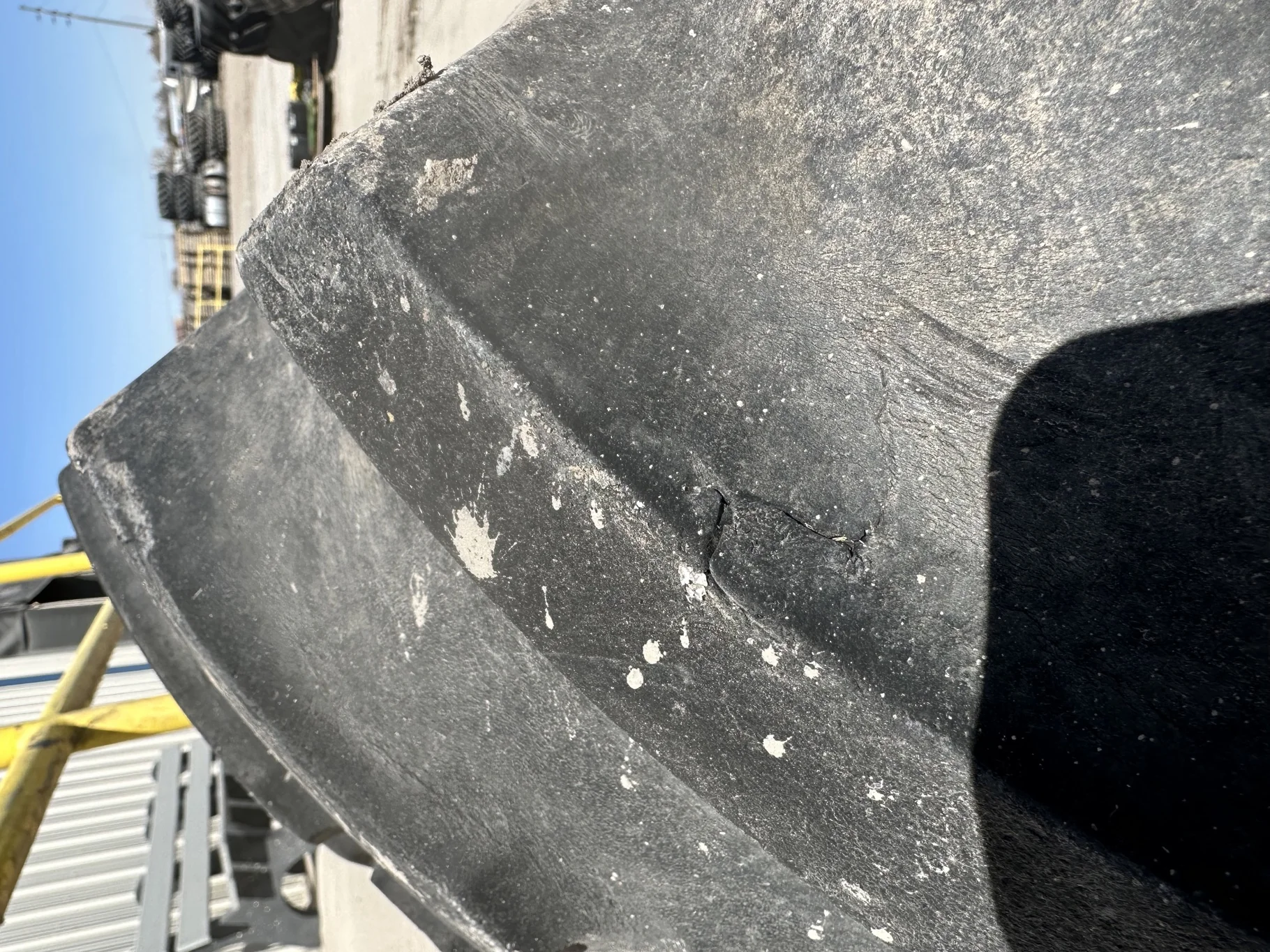 Used 14.9R46 145B Firestone RAT 23 R-1 TL 40% On 13 x 46 12-32.047-30.09 Yellow Stub Disc Wheel image 9