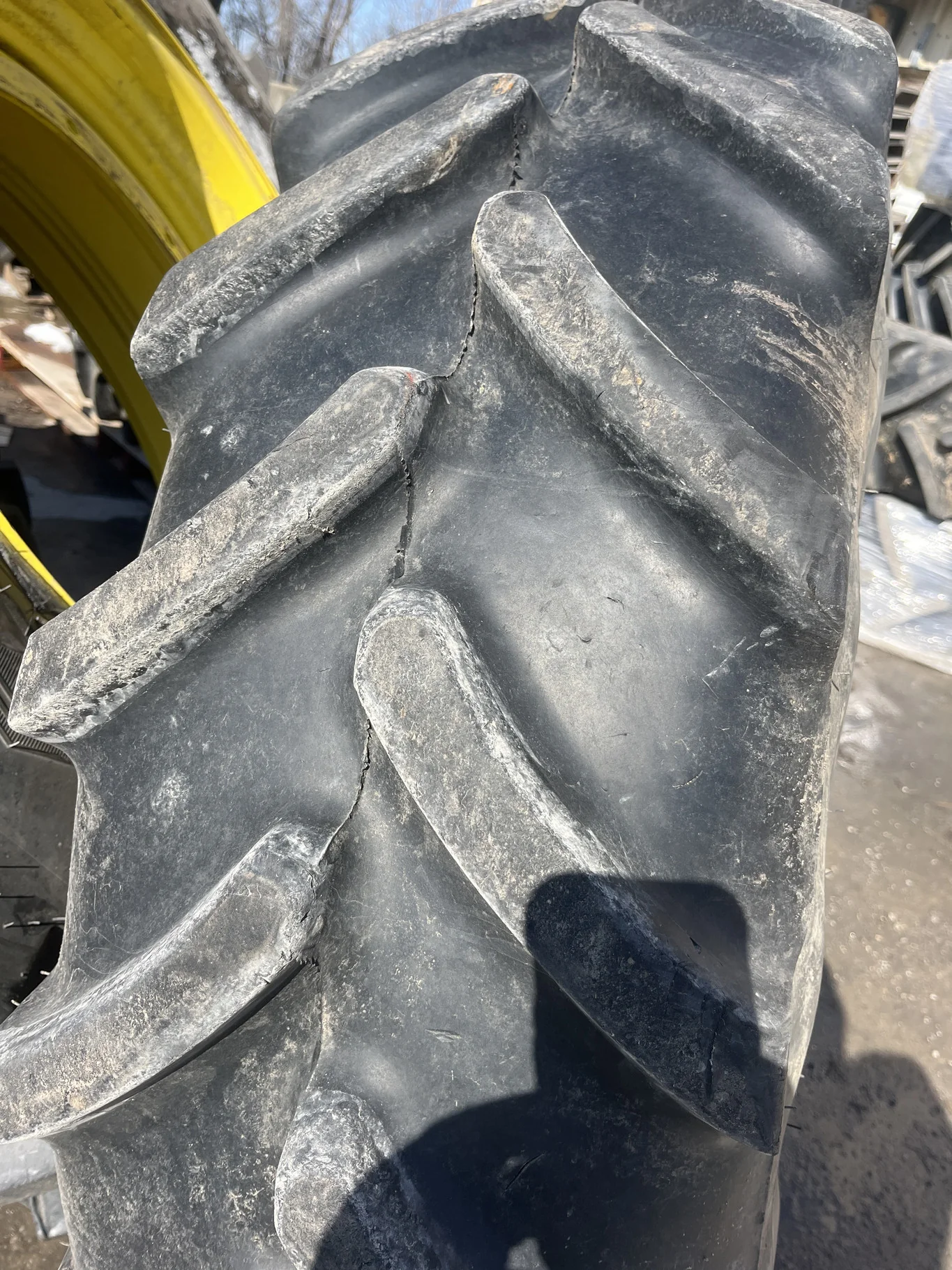 Used 380/85R30 132E Firestone Performer85 Extra TL R-1W 80-85% On 12 x 30 10-13.19-11.07 4" BS GKN image 3