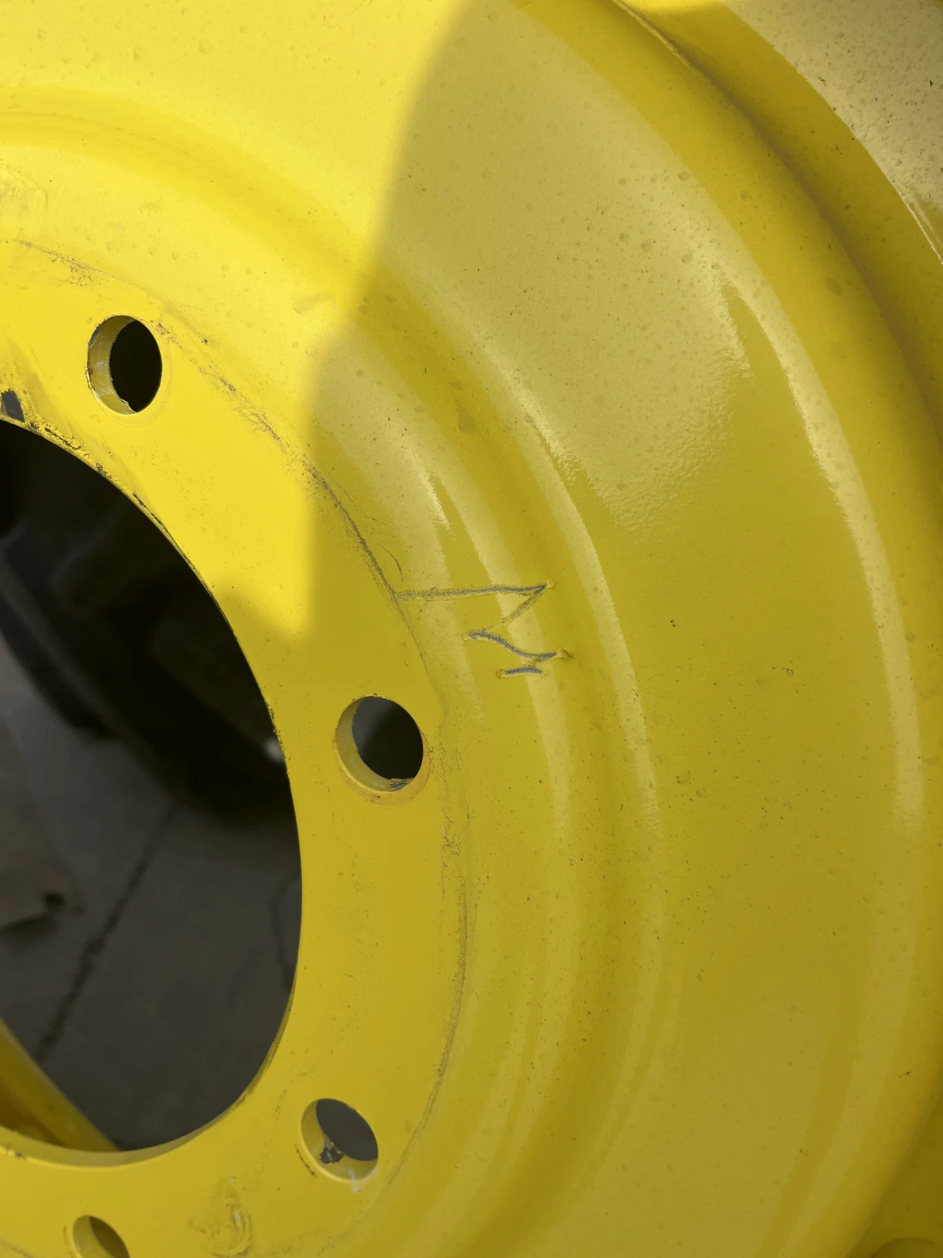 Take-Off 320/85R28 124B Mitas AC85 TL R-1W 95-100% On 10 x 28 8-10.82-8.78 Moveero Yellow Rim&Rail image 4