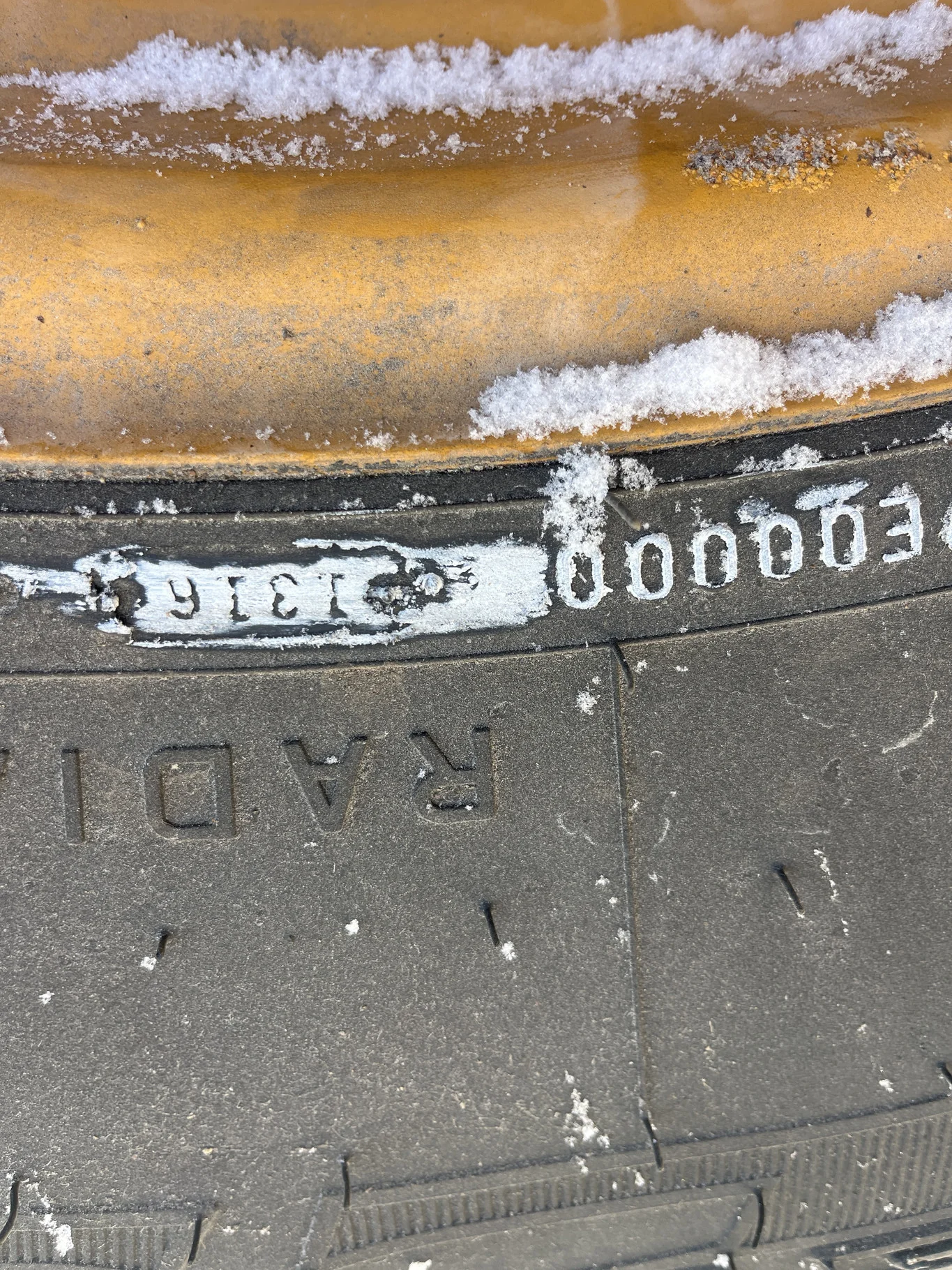 Used IF800/70R38 179B Firestone DT23 TL R-1W 85-90% On 28 x 38 10-14.57-12.42 6"BS Orange Dual image 4