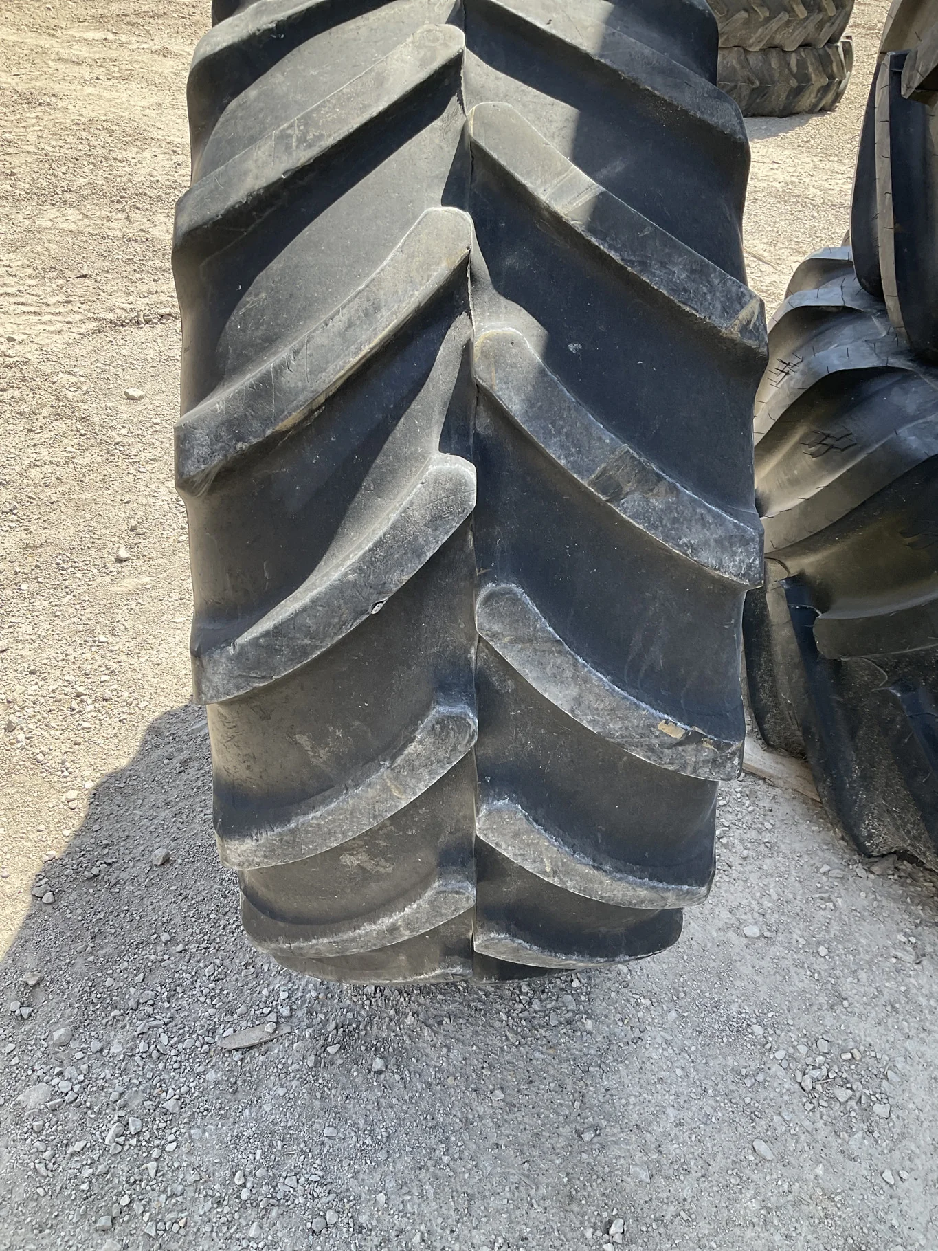 Used 540/65R24 137E Firestone Performer65 TL R-1W 80-89% On 15 x 24 8-10.82-8.78 12"BS GKN Yellow image 2