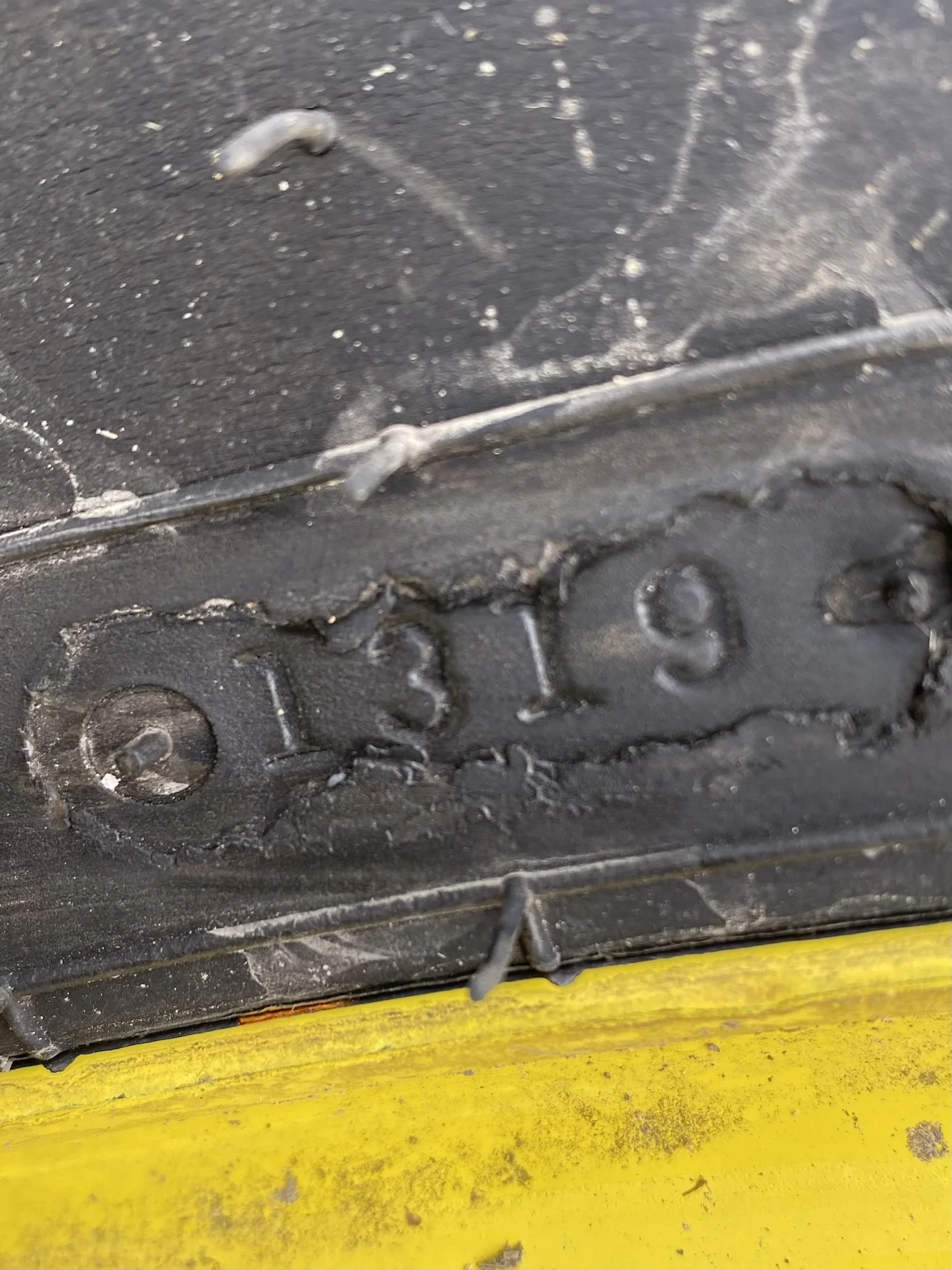 Used 580/85R42 Firestone Radial Deep Tread 23 R-1W (166B) TL 85% on a 18 x 42 JD Yellow 20 B Inside image 9