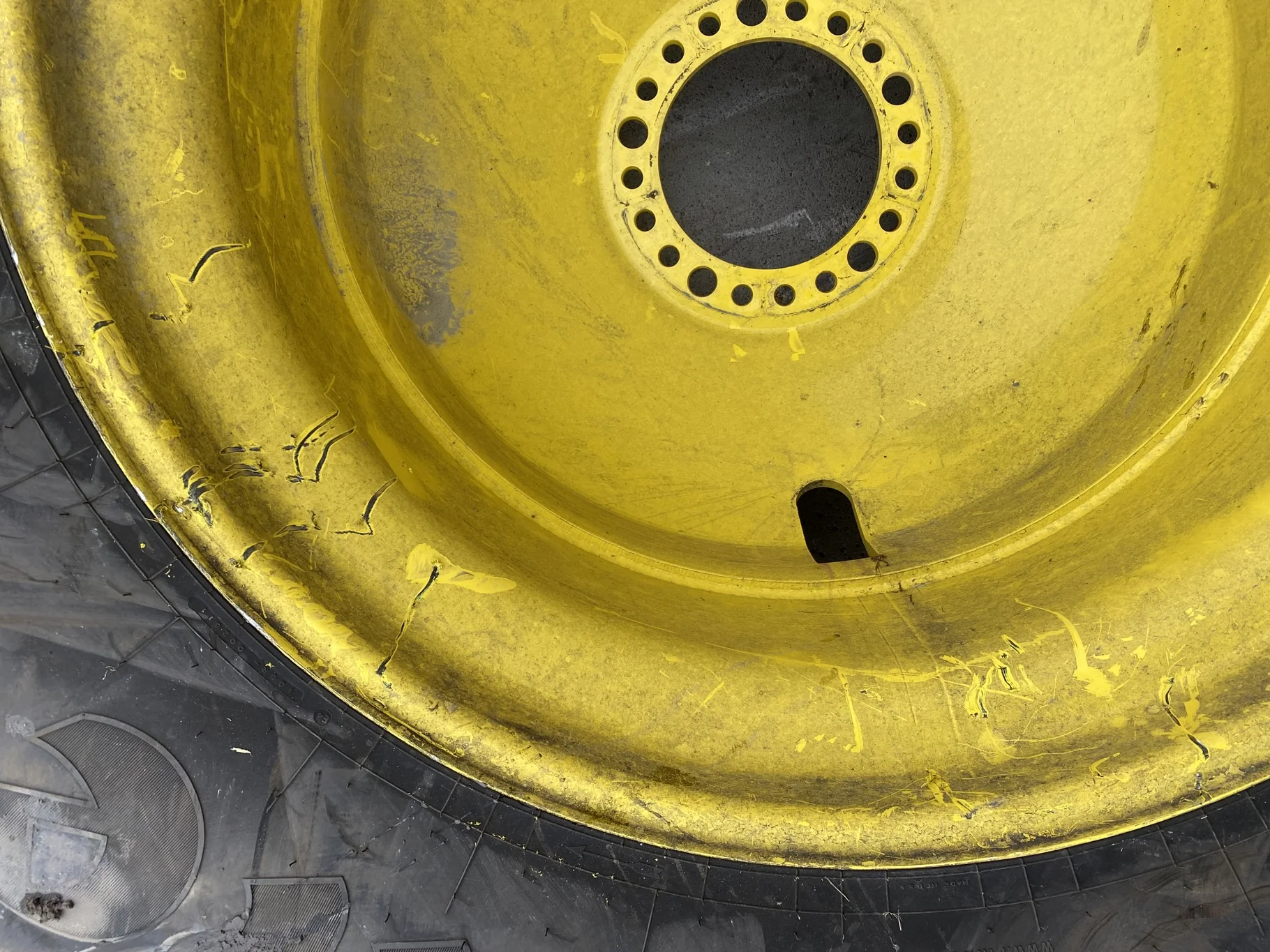 Used 580/85R42 Firestone Radial DT 23 R1W 166B 85%  on 18 x 42 20-13.187-10.50 24.5FS JD Dolly Dual image 9