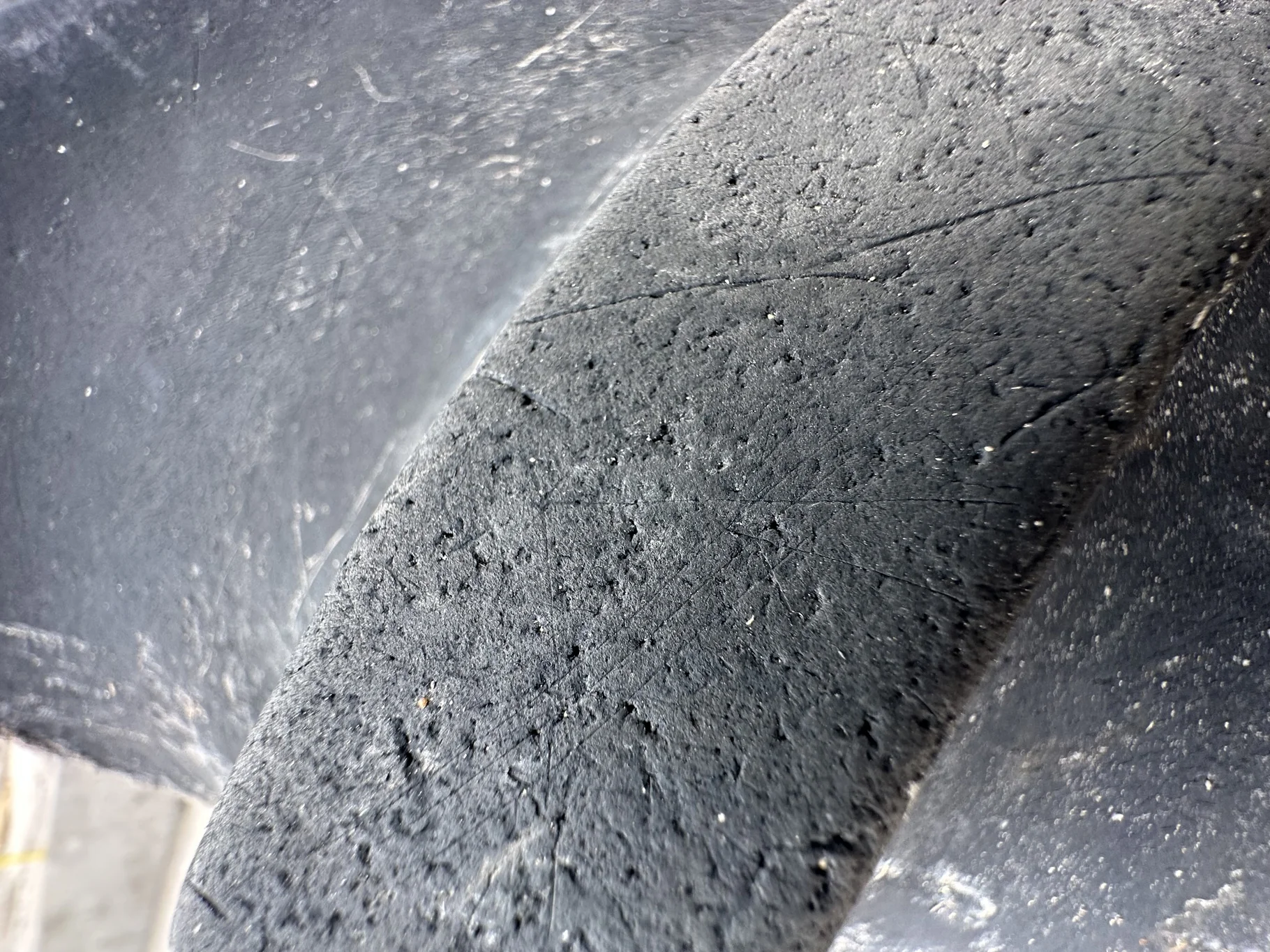 Used 380/85R30 135B Firestone Rad All Traction FWD R-1 TL 55% On 13 x 30 Waffle 3 Bolt Yellow Wheel image 9