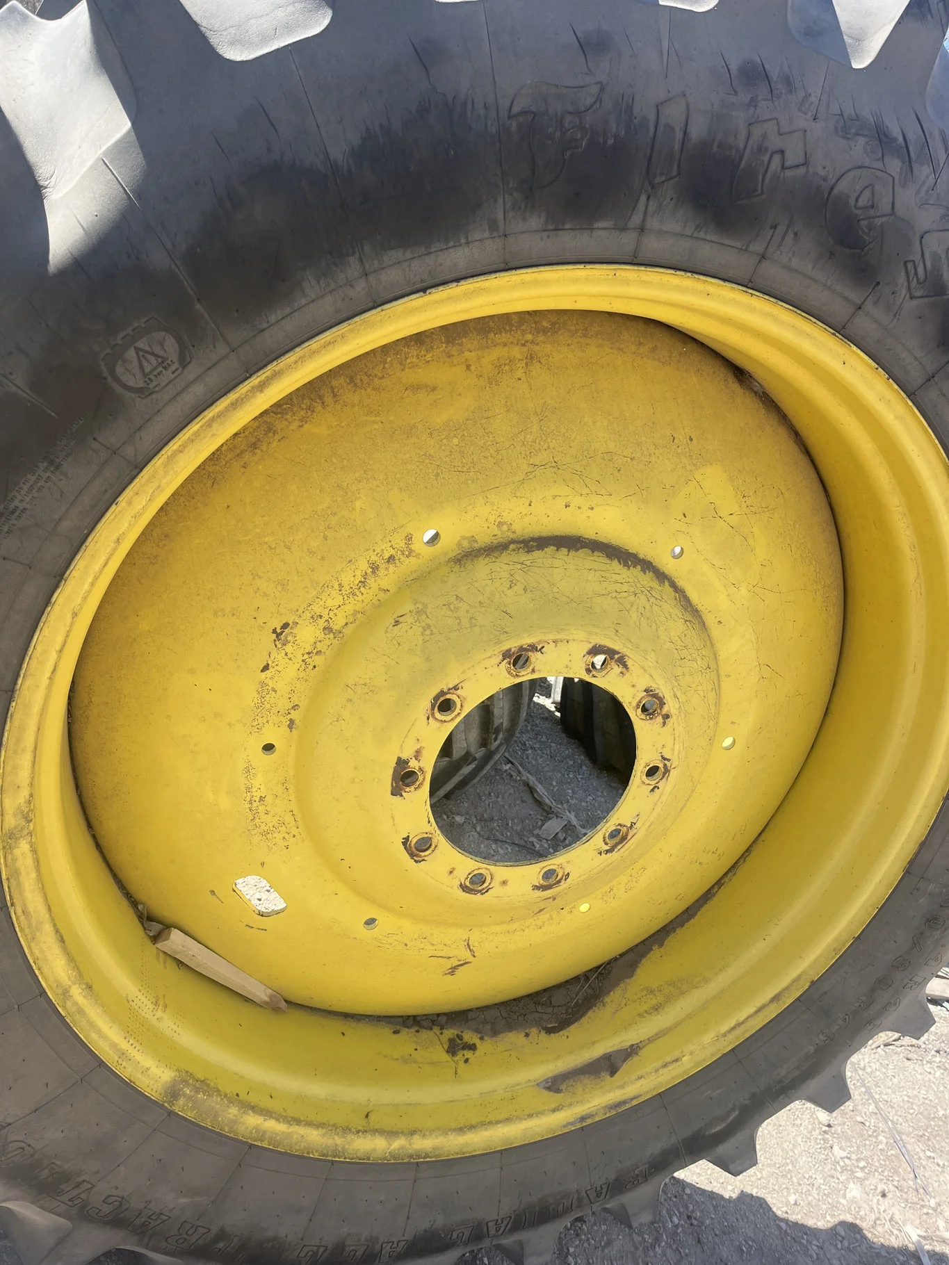 Used 480/80R46 158A8 Firestone Radial AT23 TL R-1 85-90% On 16 x 46  10-13.19-11.07 2.5"BS Titan