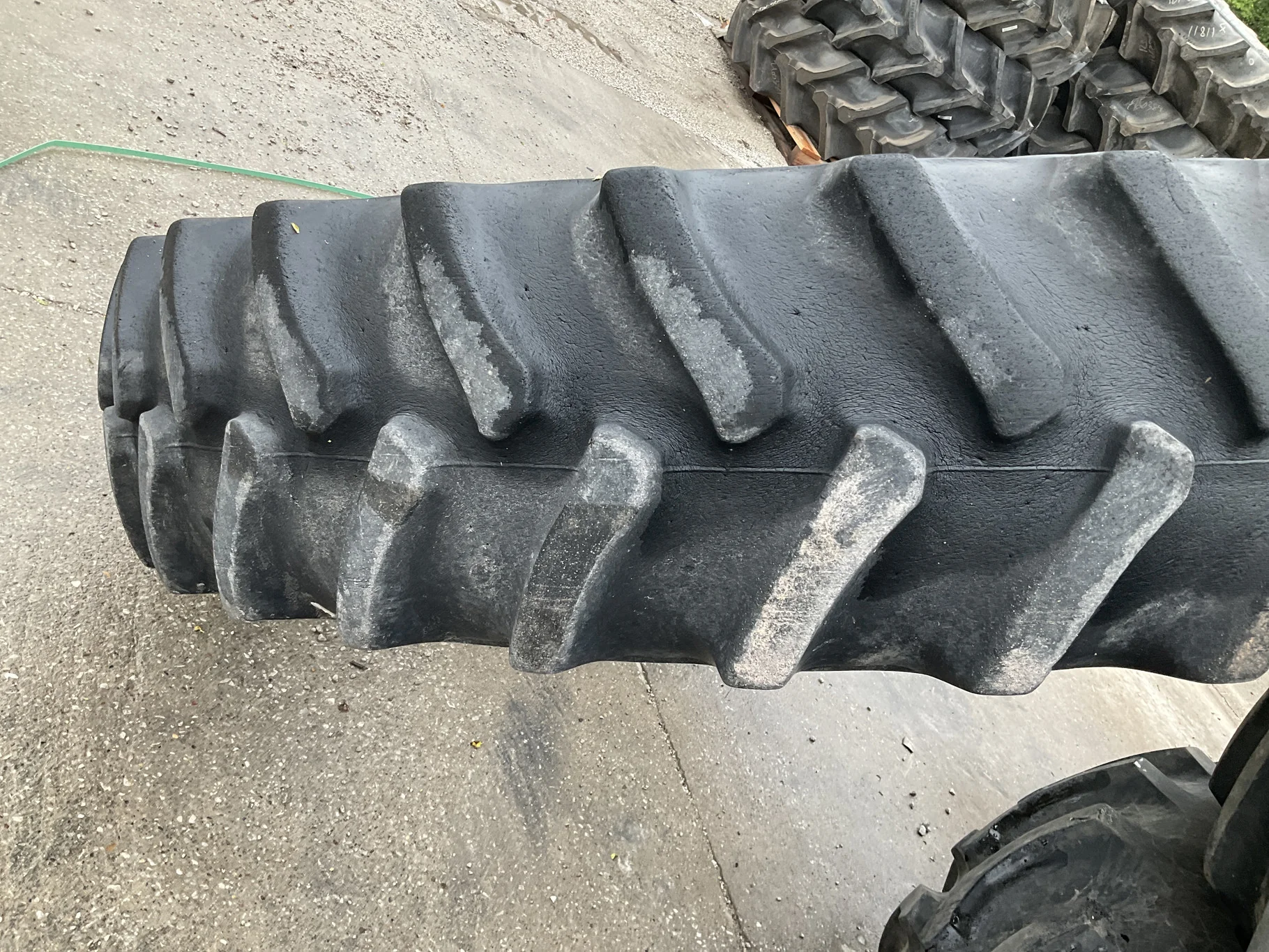 Used 14.9R46 145B Firestone Radial AT TL R-1 55-60% On 13 x 46 12-32.047-30.078 3.5"BS Titan Yellow image 2