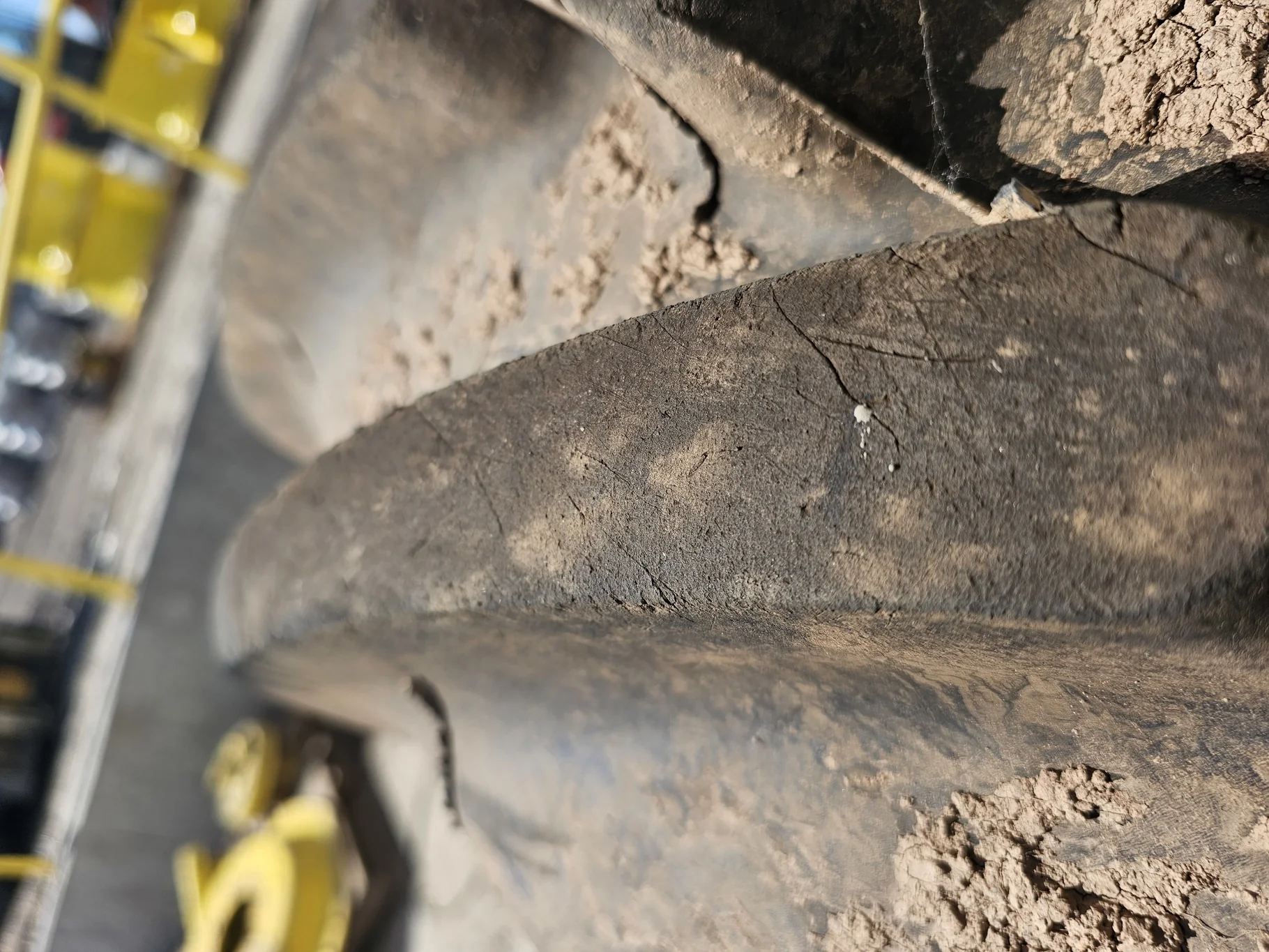 Take-Off 480/65R24 Michelin MultiBib R-1W 133D TL on a 15 X 24 Fendt Red Formed 8 Bolt Wheel(27/32") image 4