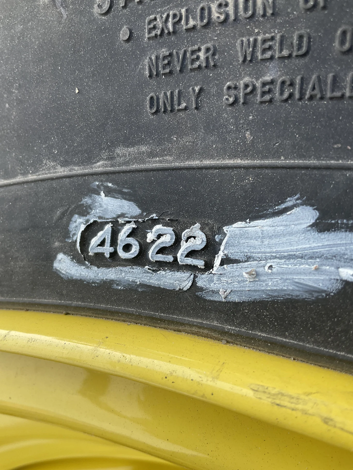 Take-Off 480/80R46 158A8 Firestone DT23 TL R-1W 95-100% On 16 x 46 10-13.19-11.07 0.75"BS YellowDual image 3