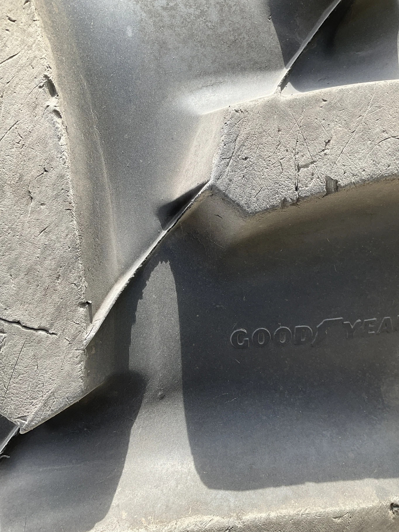 Used 480/80R50 159D Goodyear Optitrac TL R-1W 95-100% on 15 x 50 10-13.19-11.07 1"BS Titan Yellow image 3
