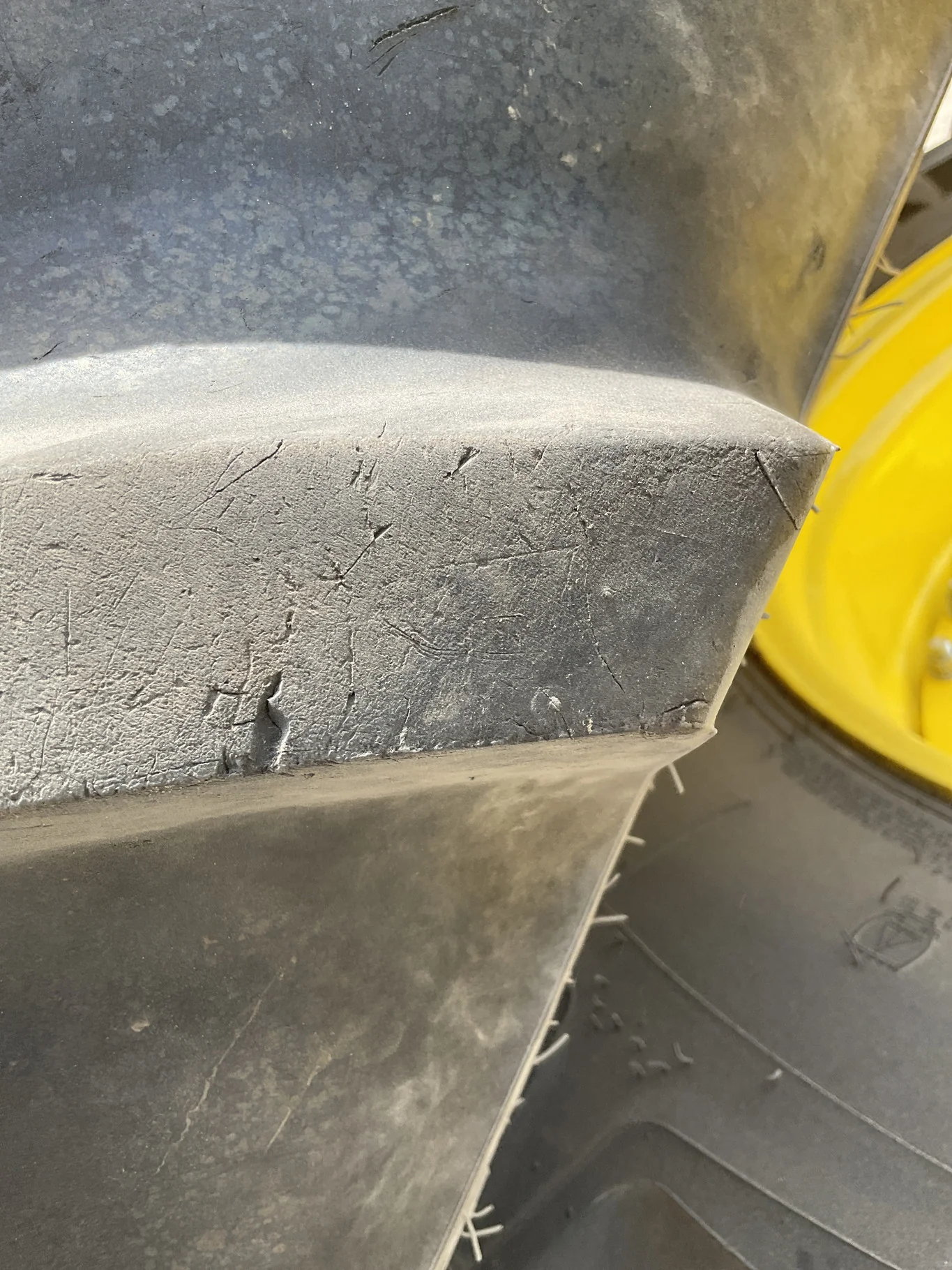 Used 480/80R50 159D Goodyear Optitrac TL R-1W 95-100% on 15 x 50 10-13.19-11.07 1"BS Titan Yellow image 4