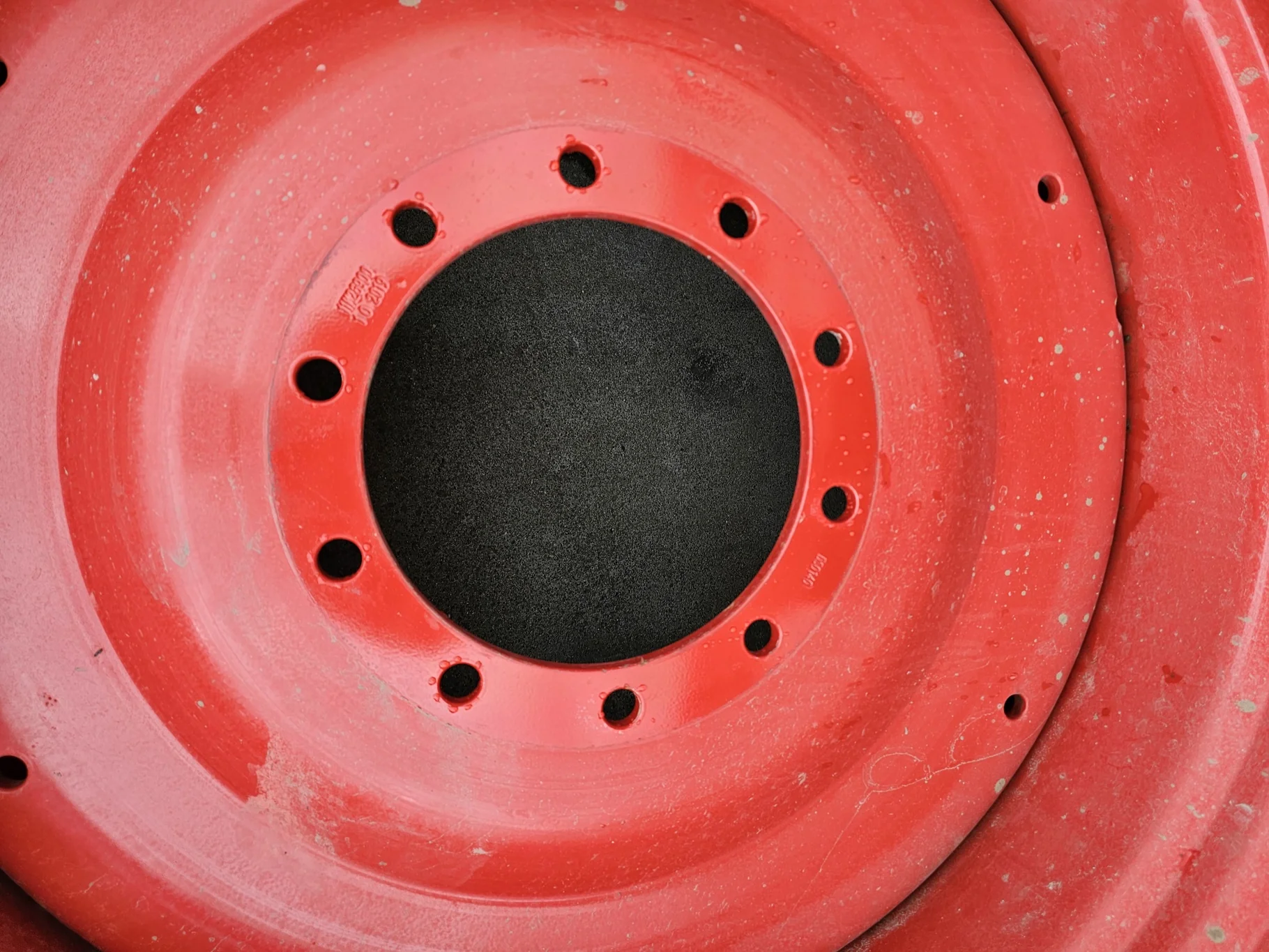 Used 540/80R38 Nokian TRI 2 80 Series 172A8 90% on 18 X 38 10-13.189-11.07 Fendt Red Wheel image 5