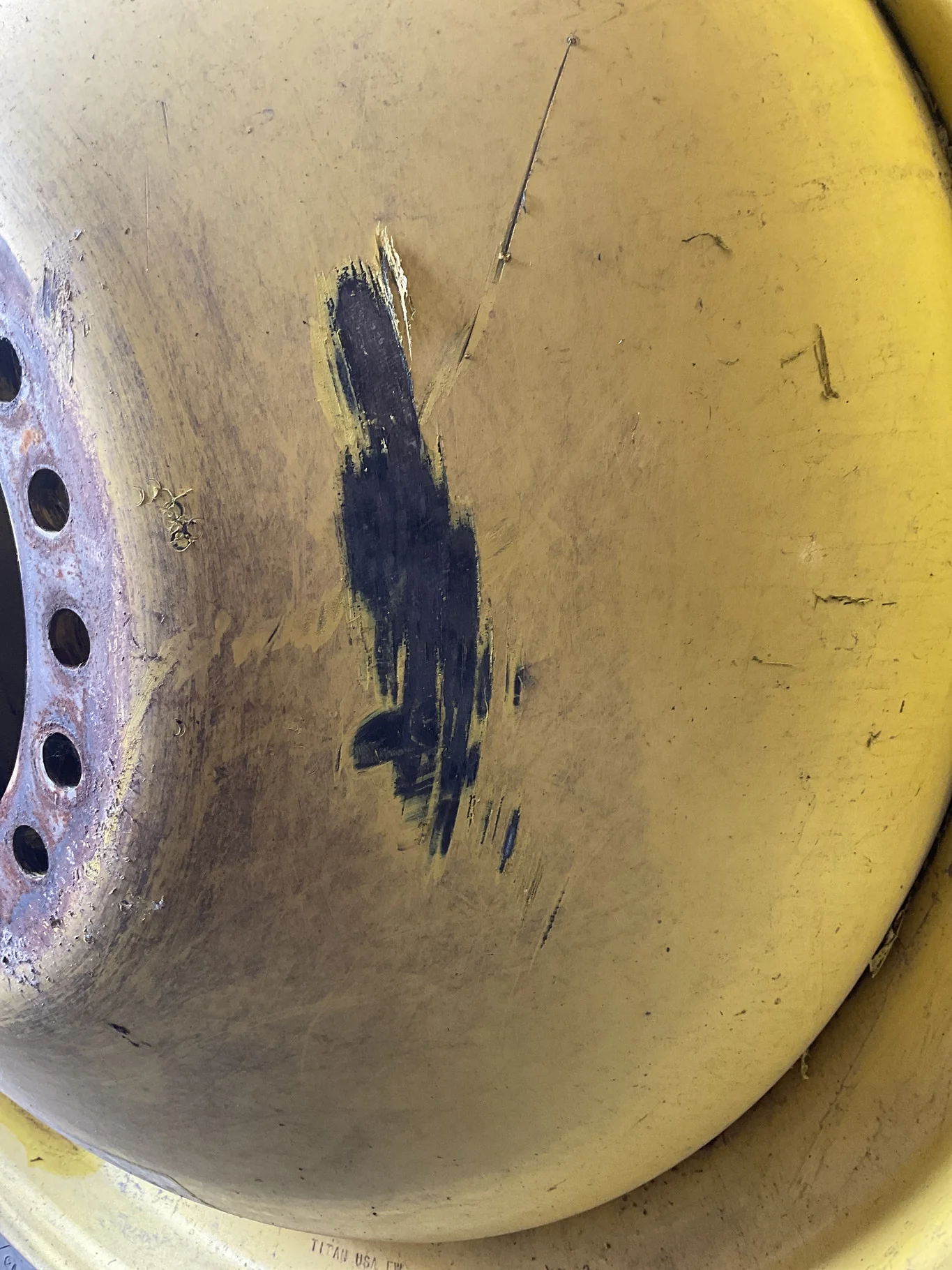 Used 520/85R42 157B Firestone Radial AT23 TL R-1 75-80% On 18 x 42 20-13.19-11.07 5.125"BS Yellow image 7