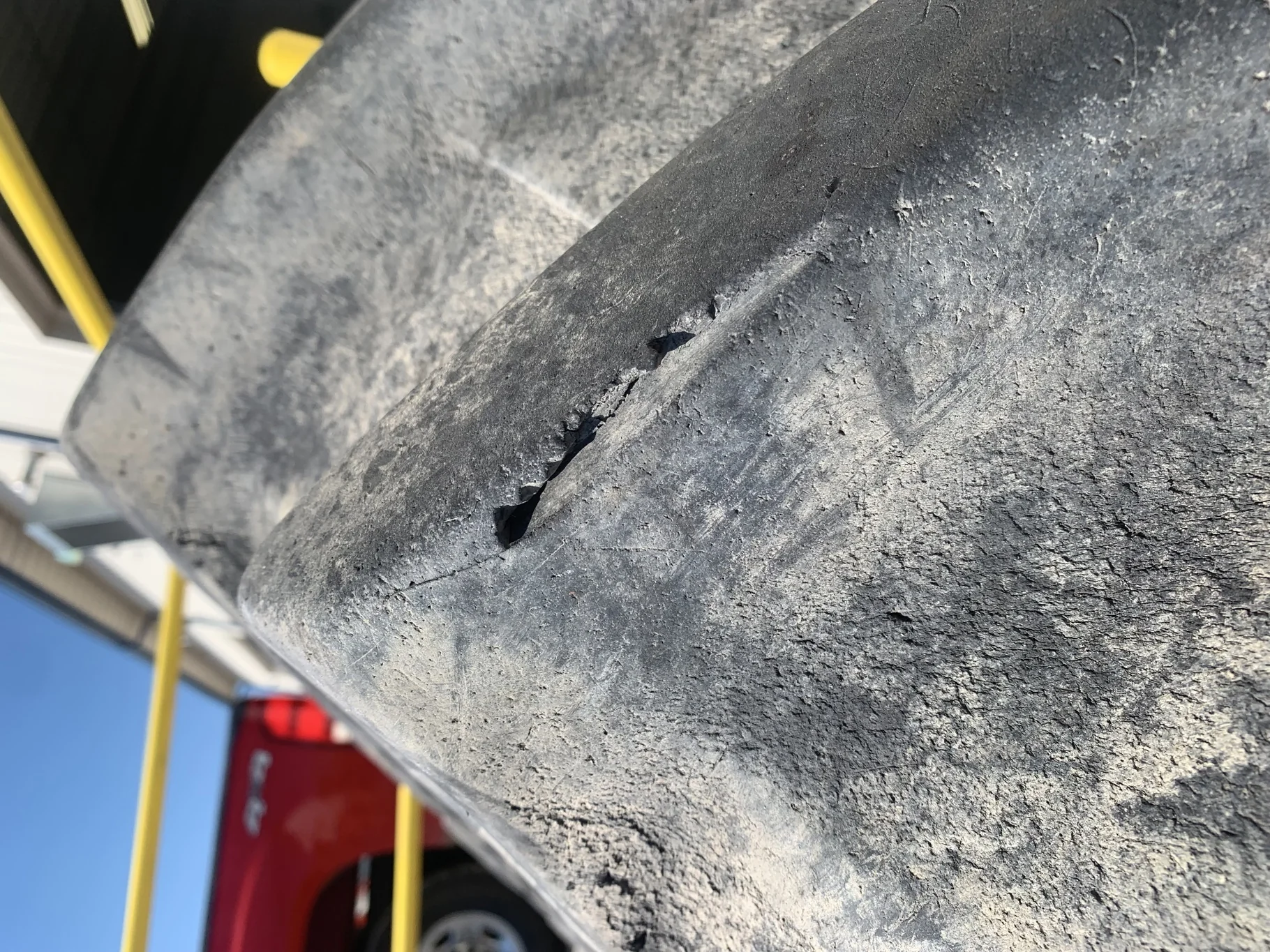 Used 650/65R42 Trelleborg TM800 High Speed R-1W (158D) TL 75% on a 18 x 42 JD Yellow10 Bolt (. image 4