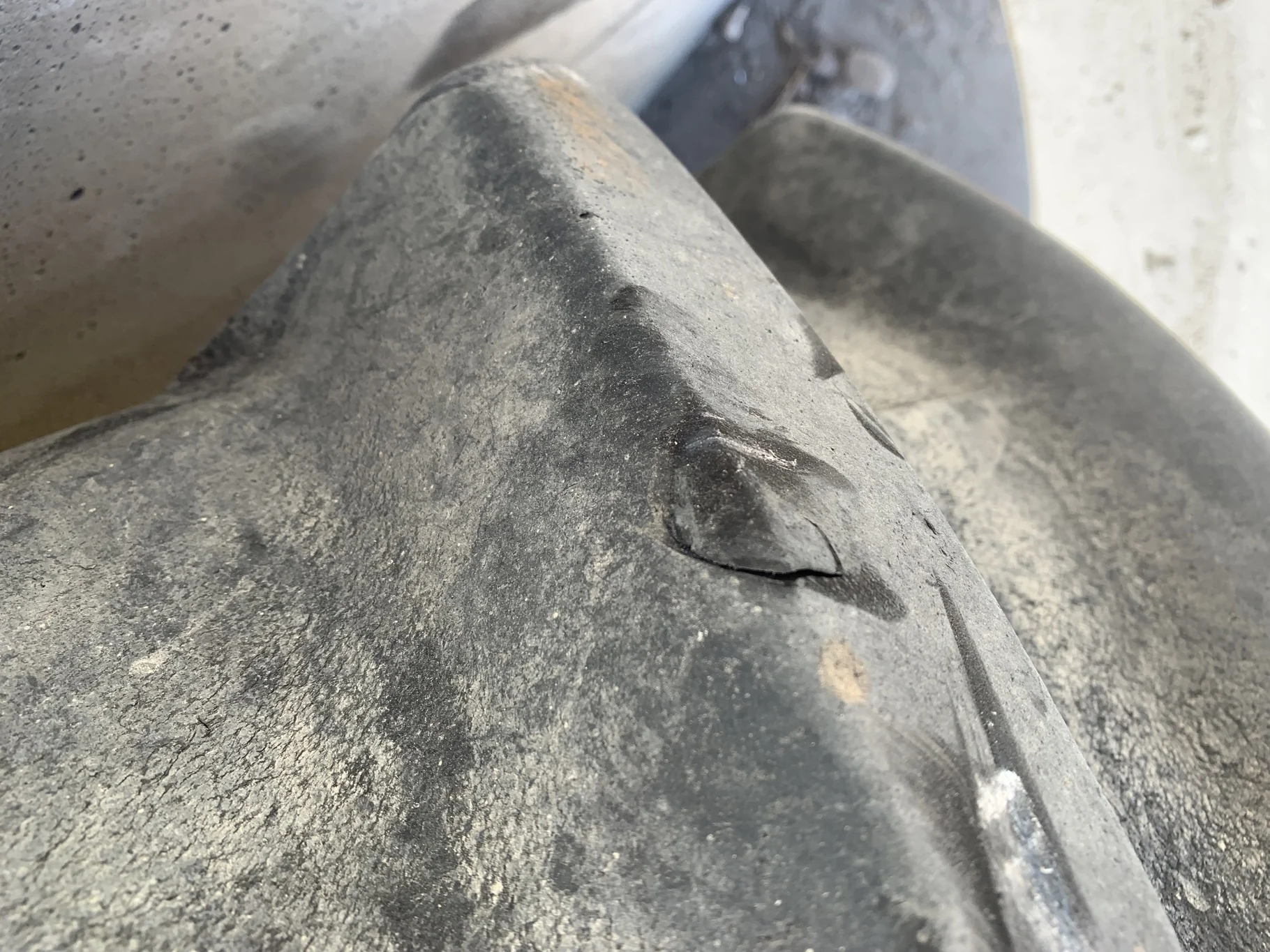 Used 650/65R42 Trelleborg TM800 High Speed R-1W (158D) TL 75% on a 18 x 42 JD Yellow10 Bolt (. image 8