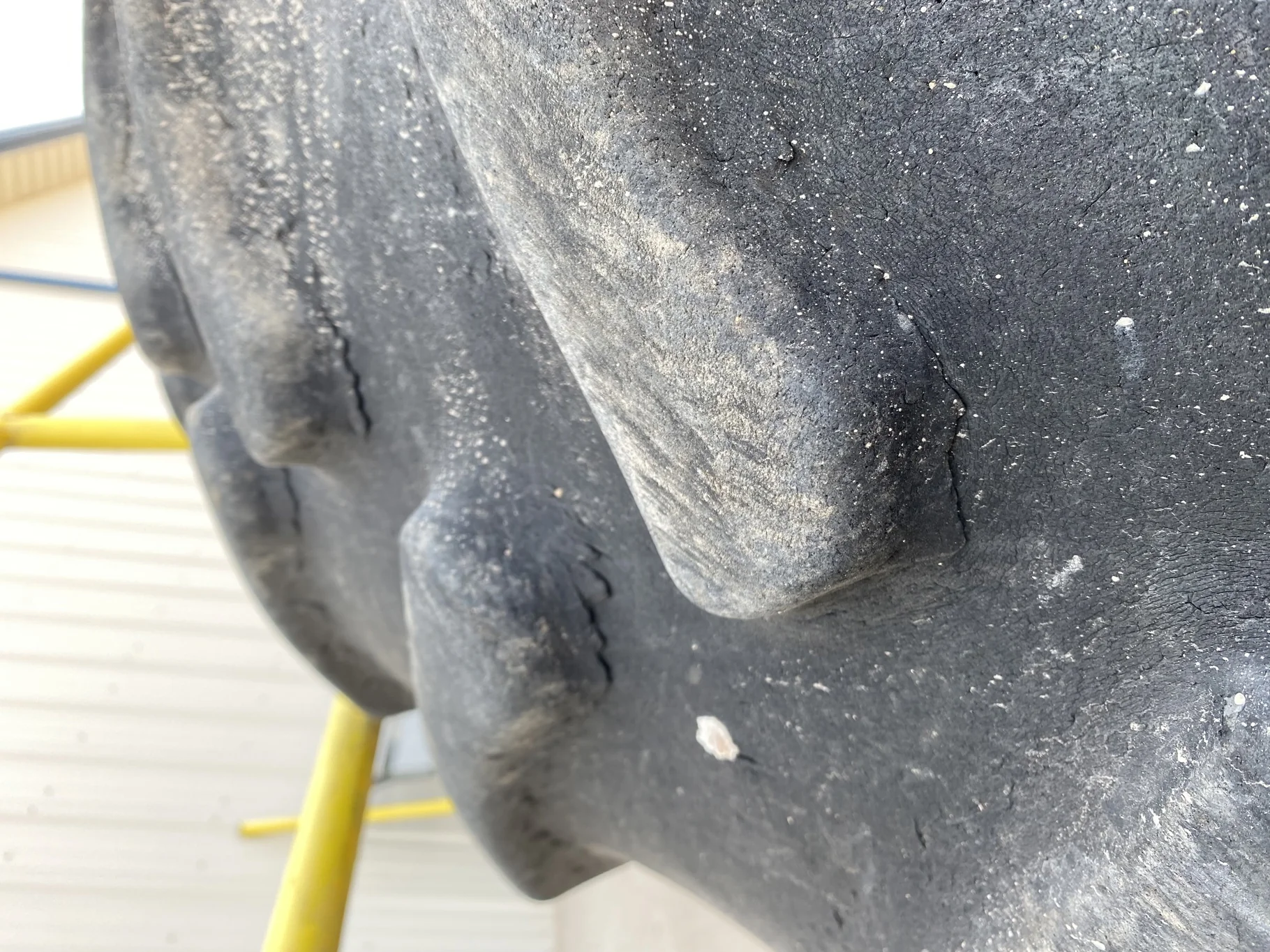 Used 20.8R42 Firestone 23 55% on a 18 x 42 JD Yellow 10 Bolt Inside Dolly Dual   (Lug Cuts, We image 8