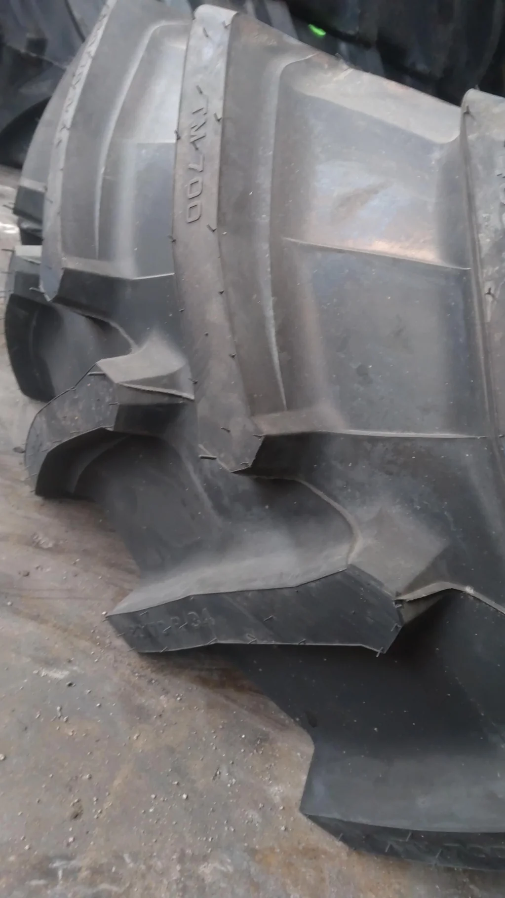 Take-Off 480/70R34 143A8/B Trelleborg TM700 R-1W TL On 15 X 34 8-8-6 4/2 Rail Yellow Wheel w/ Disc image 5