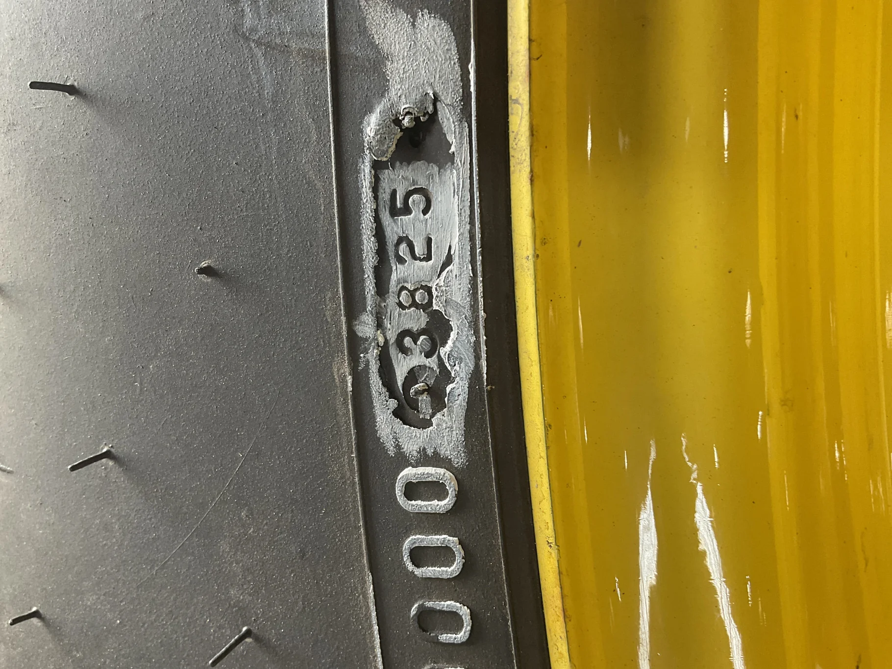 Take-Off 480/80R50 159B Firestone DT23 TL R-1W 95-100% On 15 x 50 10-13.19-11.07 1.325"BS YellowDual image 3