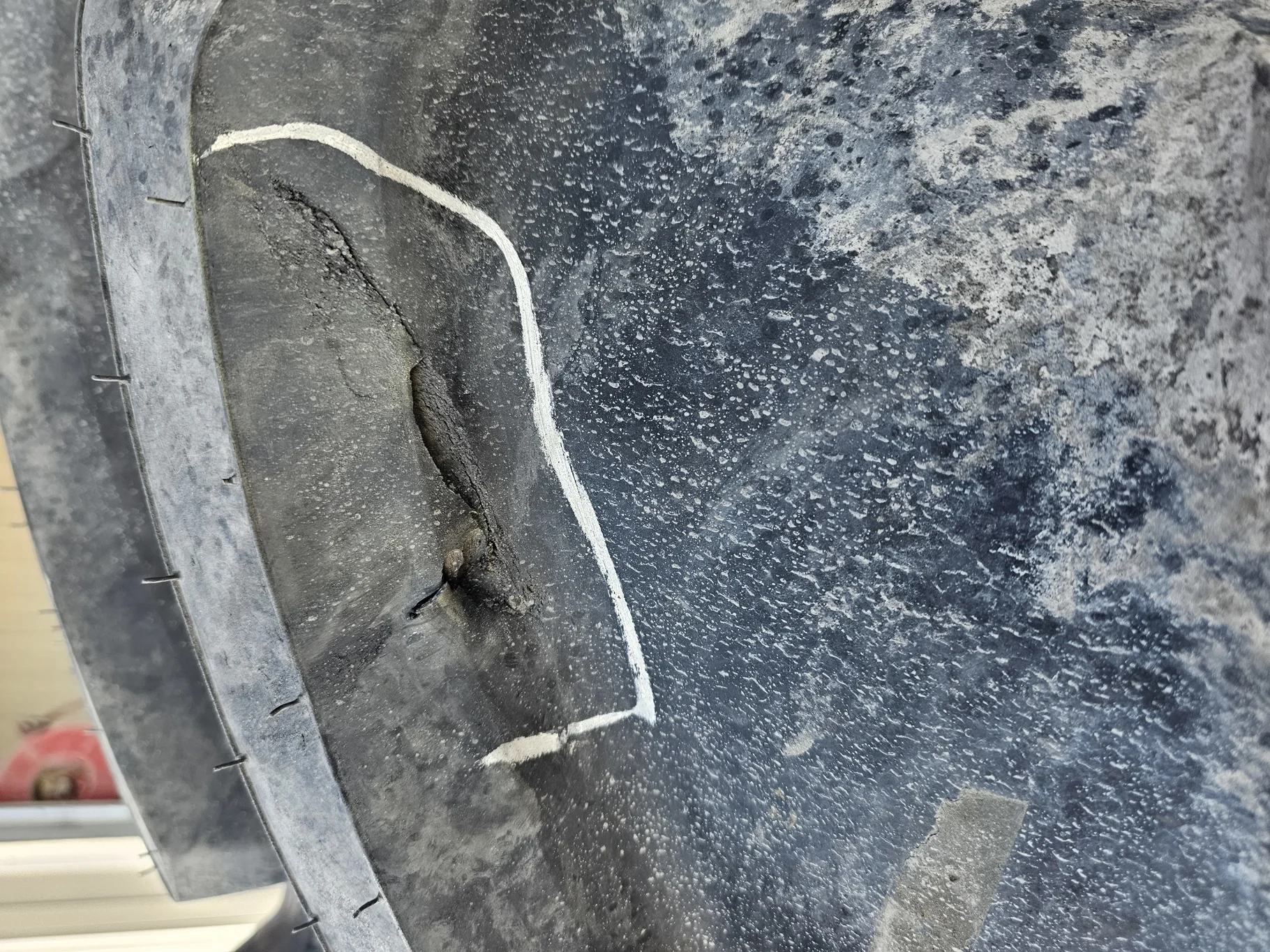 Take-Off VF750/65R26 177B Firestone Maxi Traction R-1W TL On 25 X 26 8B Rear Combine Yellow Wheel image 5