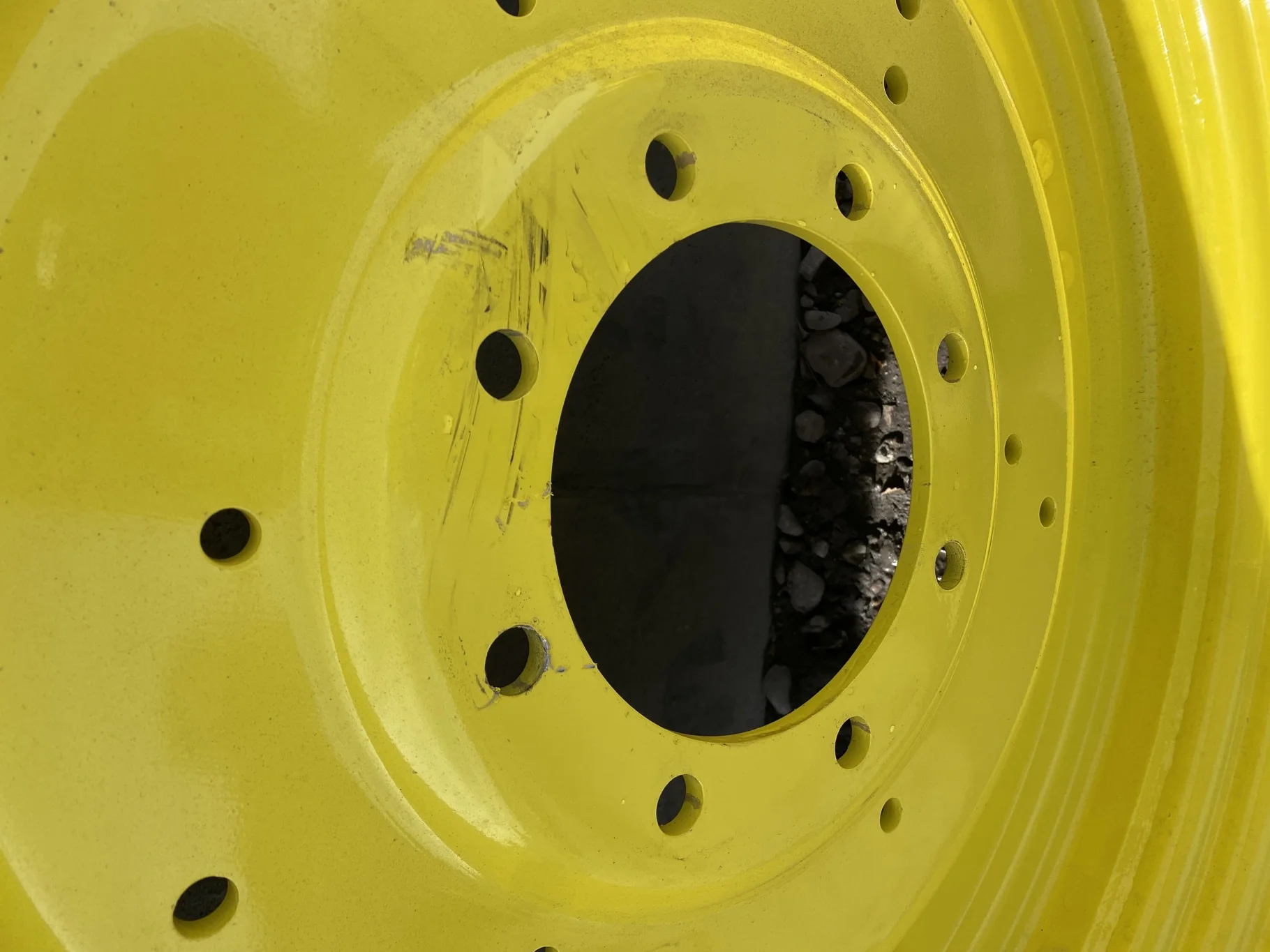 Take-Off 320/90R42 Firestone Radial 9000 R-1W 139B on 10 X 42 8-10.82-8.78 GKN Yellow Wheel w/ Disc image 14