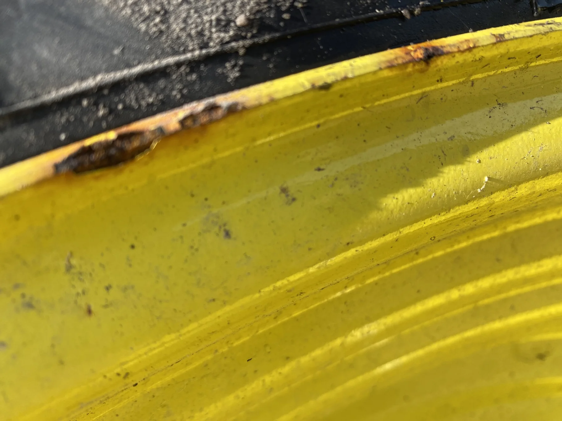Take-Off 320/90R42 Firestone Radial 9000 R-1W 139B on 10 X 42 8-10.82-8.78 GKN Yellow Wheel w/ Disc image 15