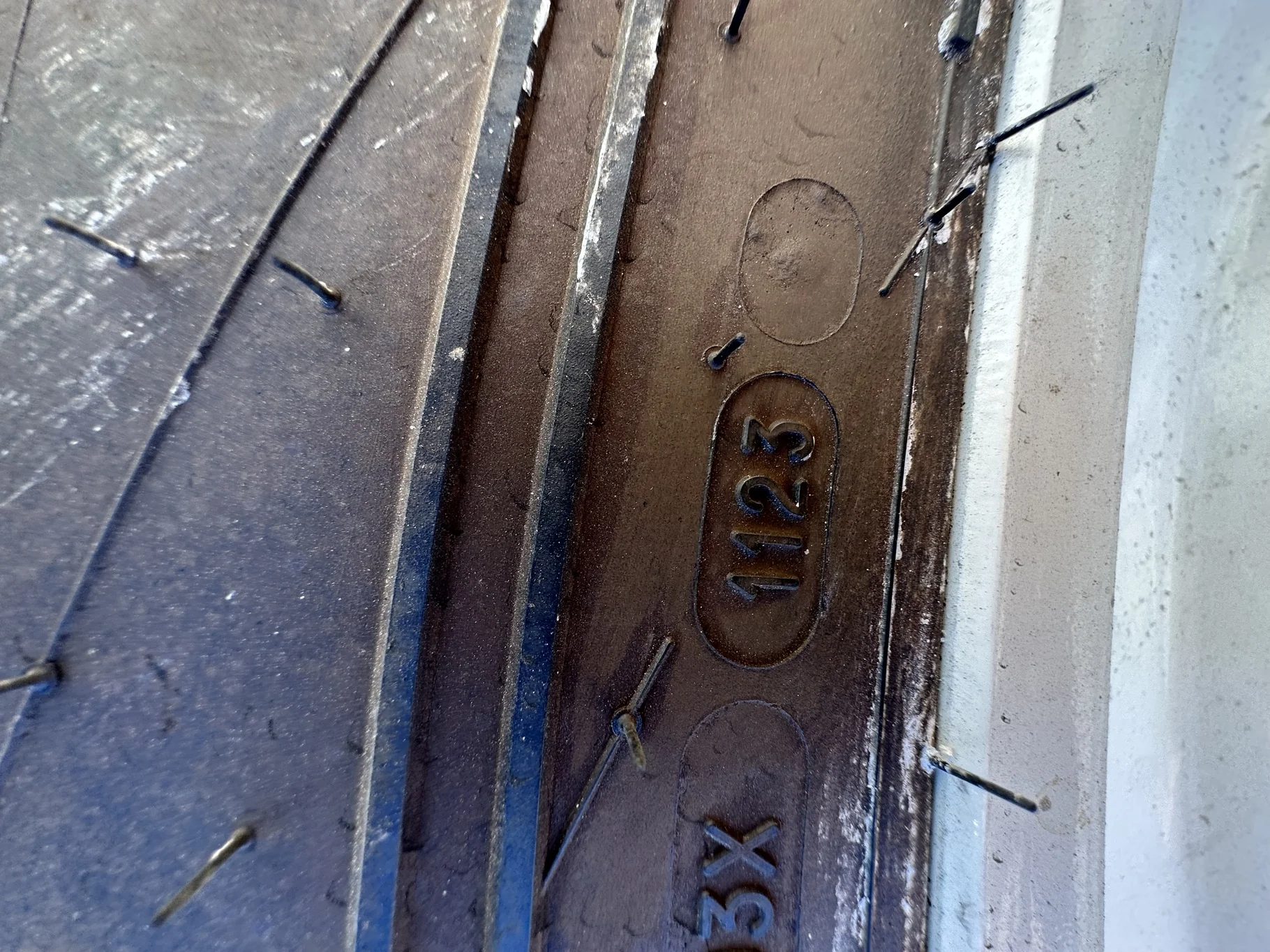 Take-Off IF320/90R50 Michelin AgriBib Row Crop 158B TL on 10 X 50  8-10.826 NH W Waffle Wheel image 6