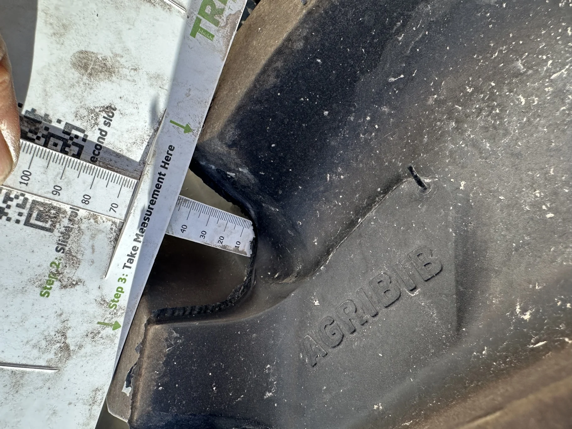 Take-Off IF320/90R50 Michelin AgriBib Row Crop 158B TL on 10 X 50  8-10.826 NH W Waffle Wheel image 8