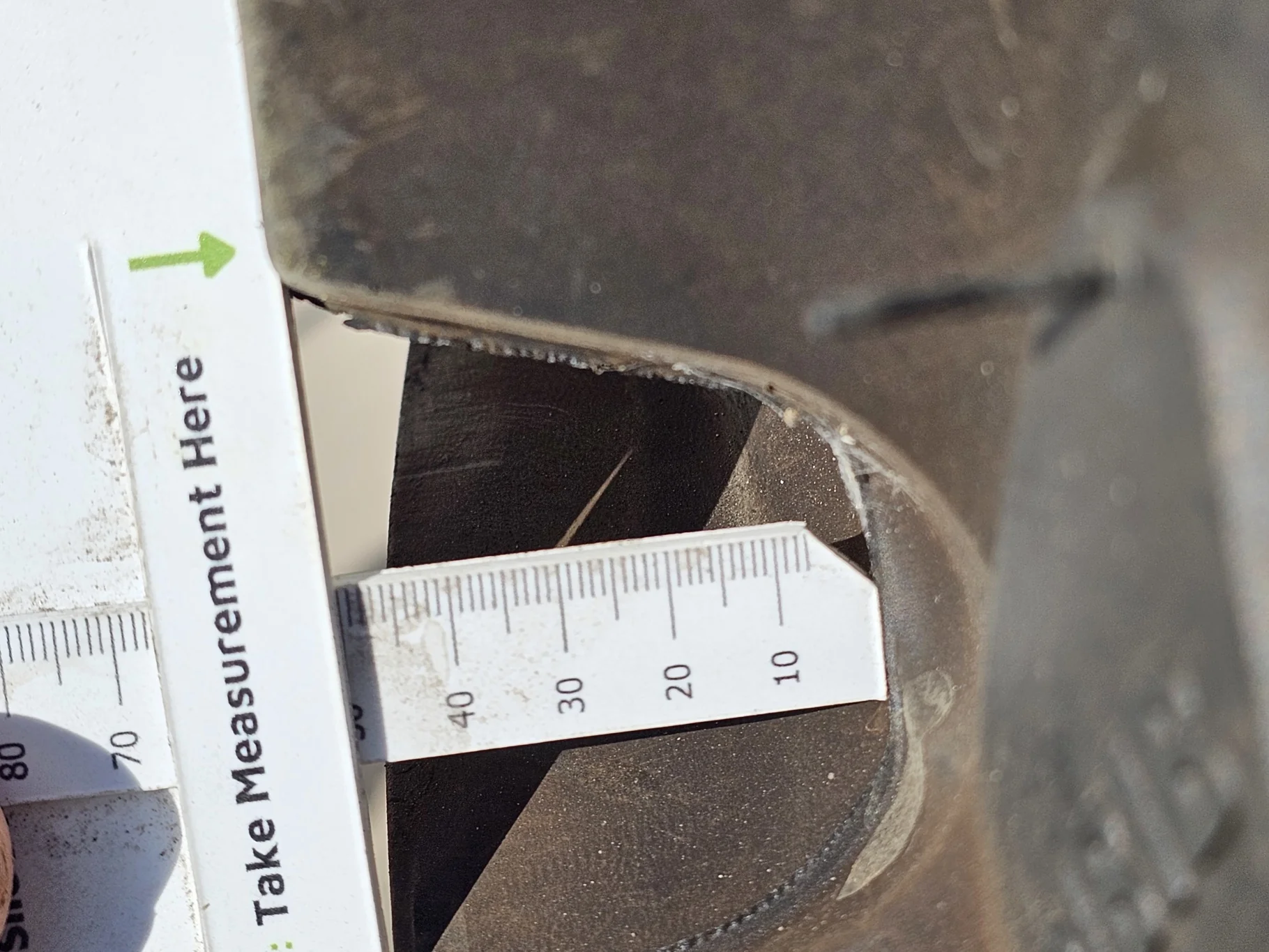 Take-Off IF320/90R50 Michelin AgriBib Row Crop R1W 158B on 10 x 50 8-10.82-8.78 NH W Stub Disc Wheel image 7