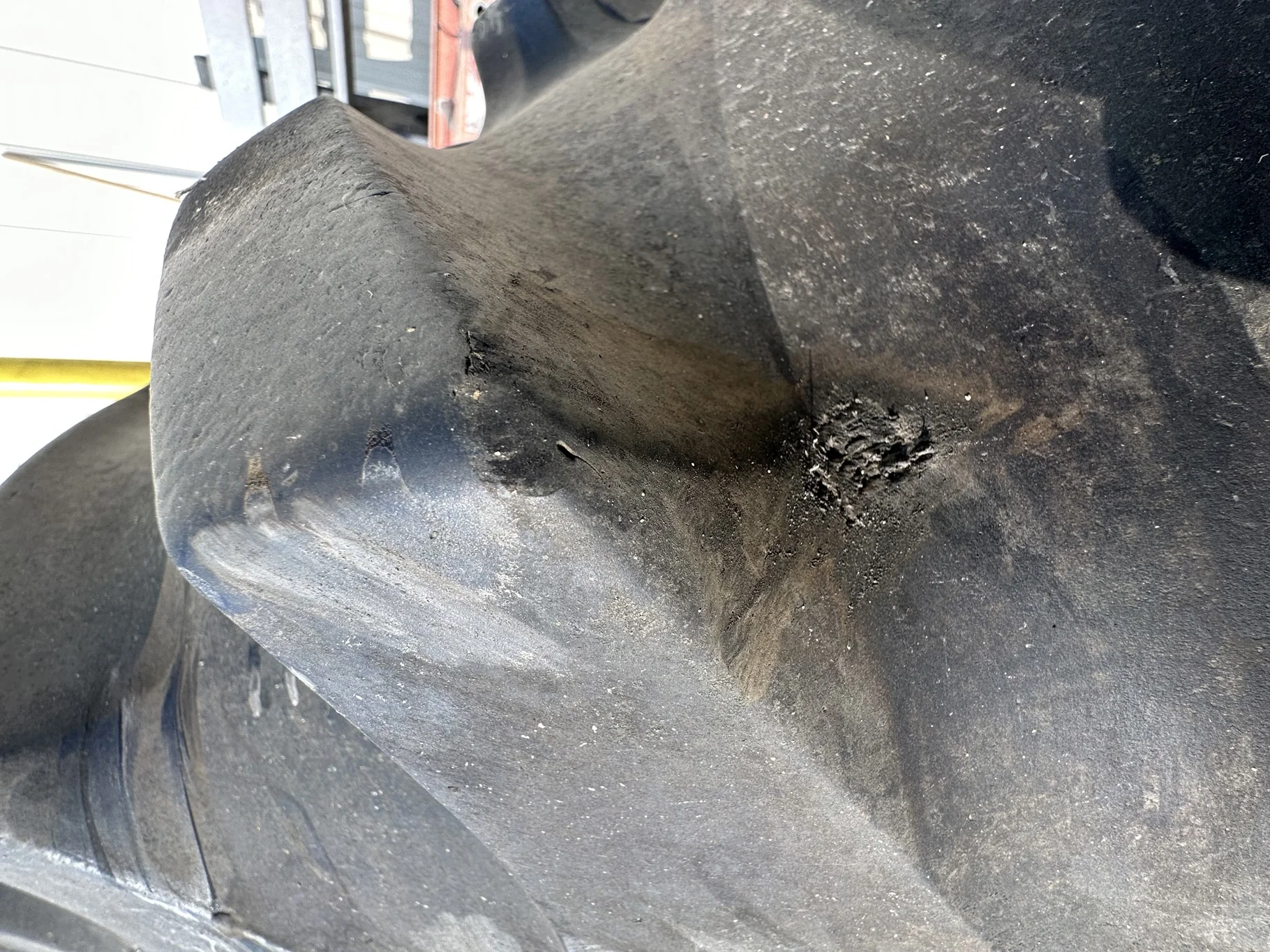 Used 520/85R42 Firestone Radial Deep Tread 23 R-1W 167B TL 80% on 18 x 42 John Deere Yellow 10 Bolt image 8