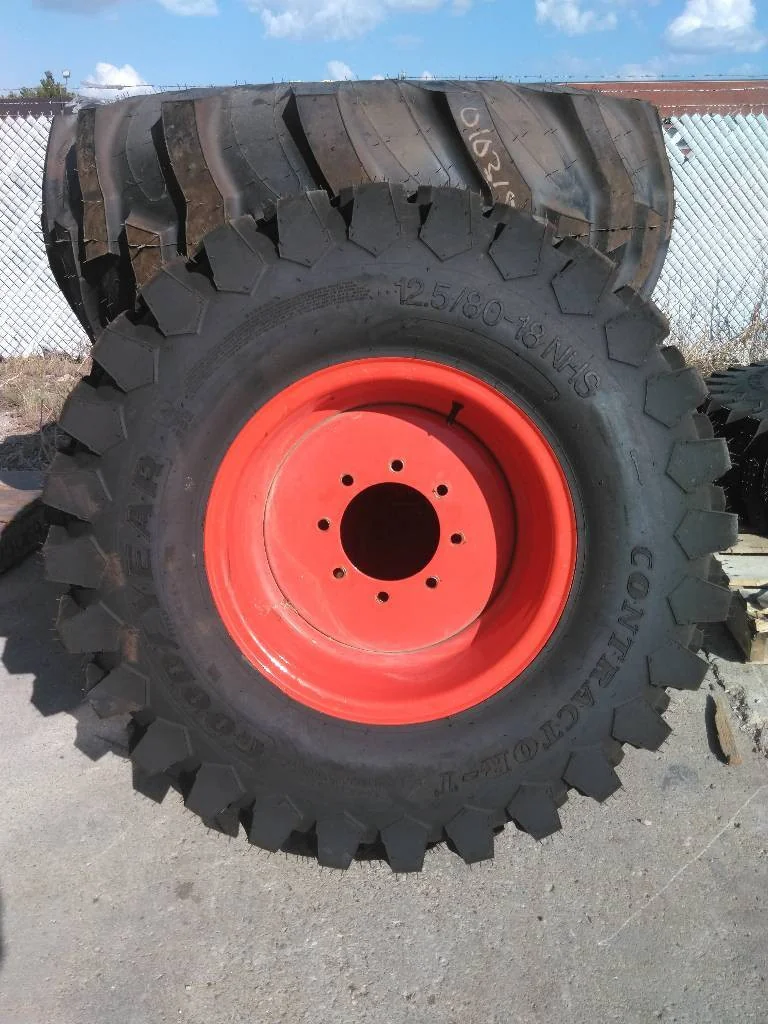 Take-Off 12.5/80-18 6PLY Titan Contractor-T TL R-4 95-100% On 9 x 18 8-8-6 Solid Wheel
