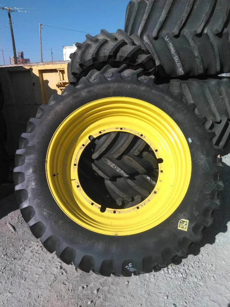 Used 14.9R46 145A8 Firestone RAT 23 TL R-1 75-80% On 13 x 46 12-32.047-30.078 Rim & Rail