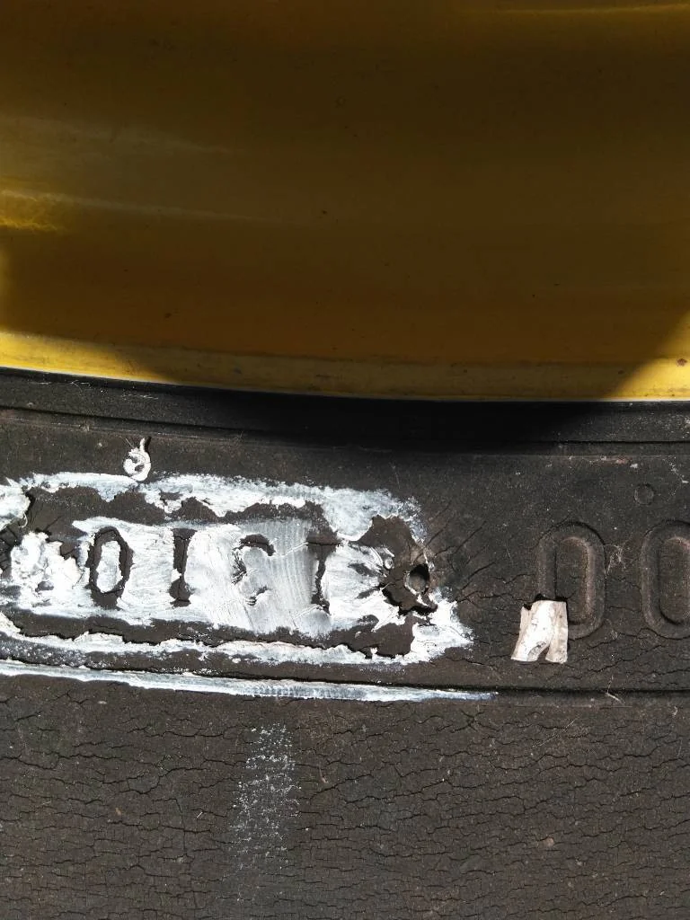 Used 76X50.00-32 177B Firestone Flotation 23 DT TL R-1W 65 -70% On 32 x 44 20-13.19-11.07 3 Piece image 2