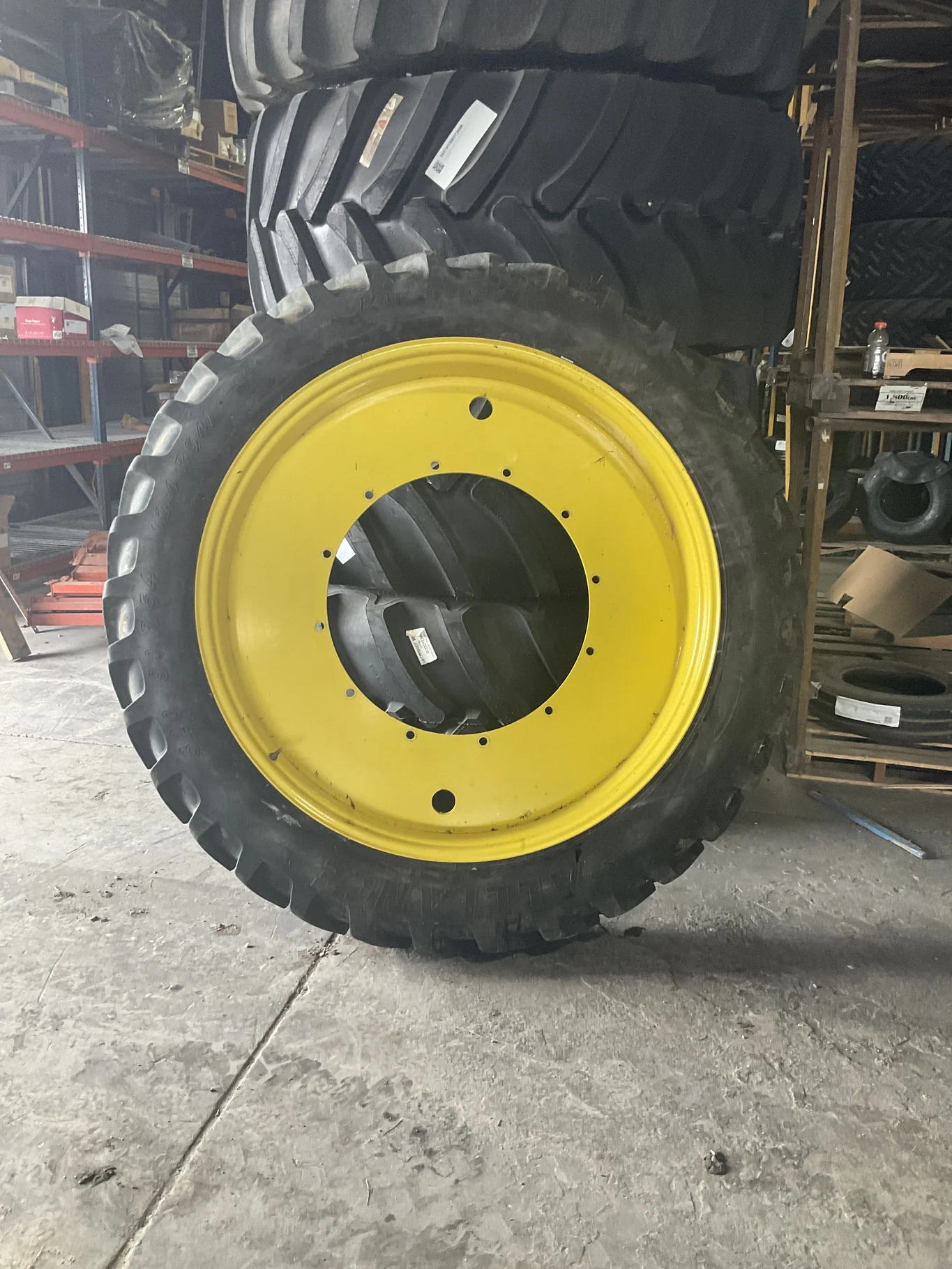 Used 320/90R54 154A8 Alliance Row Crop Radial TL R-1W 90-94% On 10 x 54 12-32.047-30.078 3.25"BS