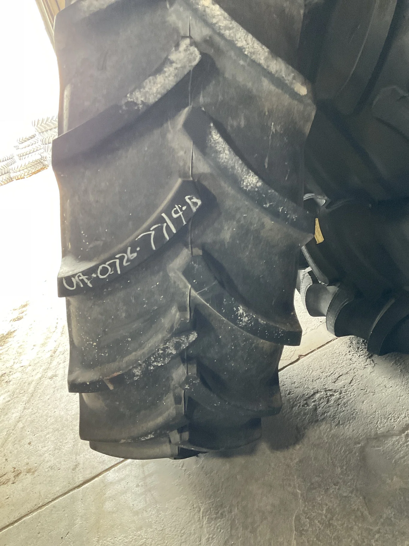 Used LSW650/70R46 181D Goodyear Optitrac TL R-1W 90-95% On 21 x 46 12-15.748-13.829 5"BS Titan image 2