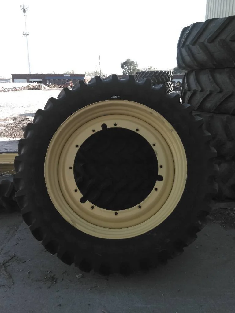 Used 14.9R46 145A8 Firestone RAT 23 TL R-1 80-85% On 13 x 46 12-32.047-30.078 Rim & Rail