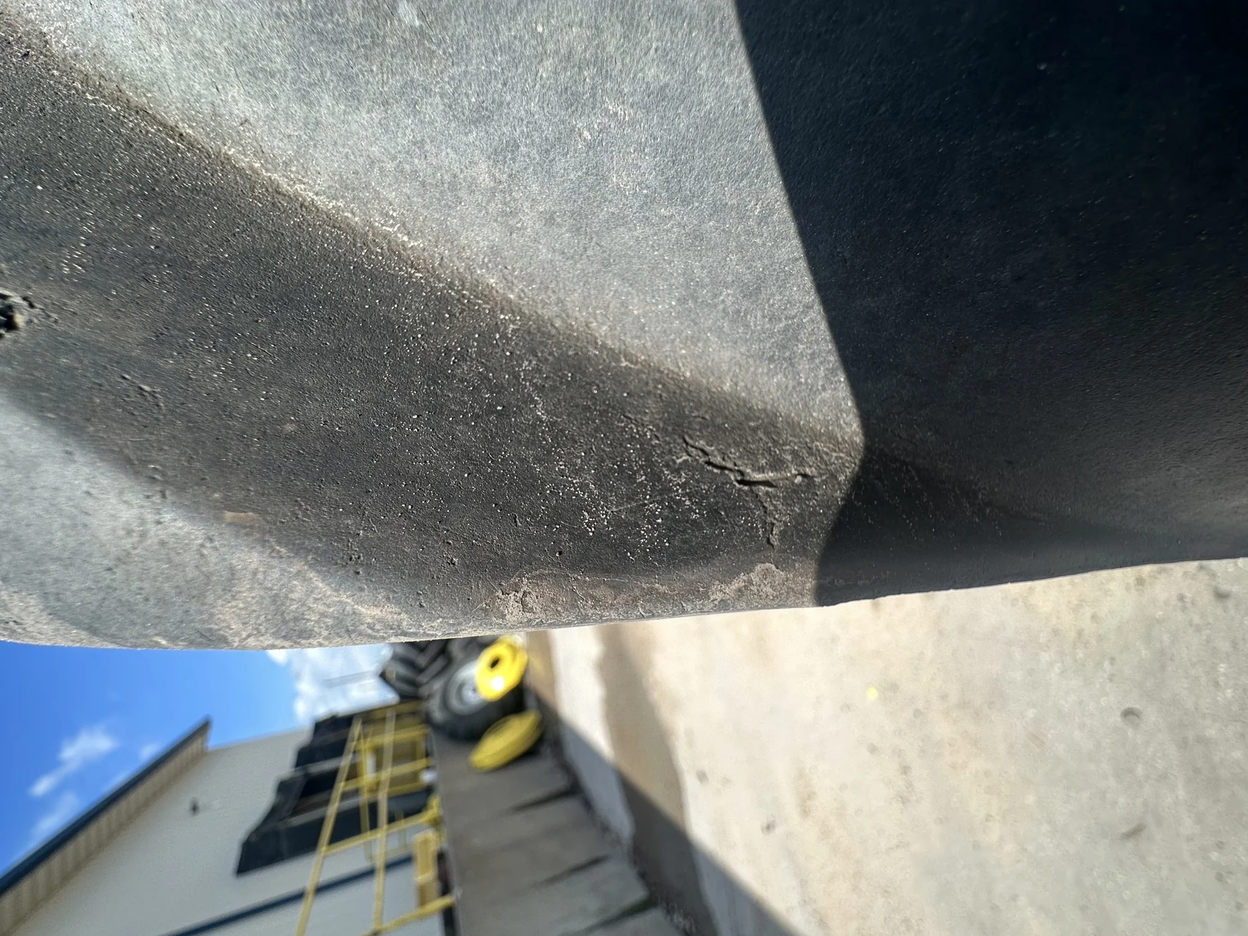 Used LSW 750/55R30 Goodyear Muck Master TL 85% on a 25 x 30 8-8-6 JD Yellow 8 Bolt Wheel image 8