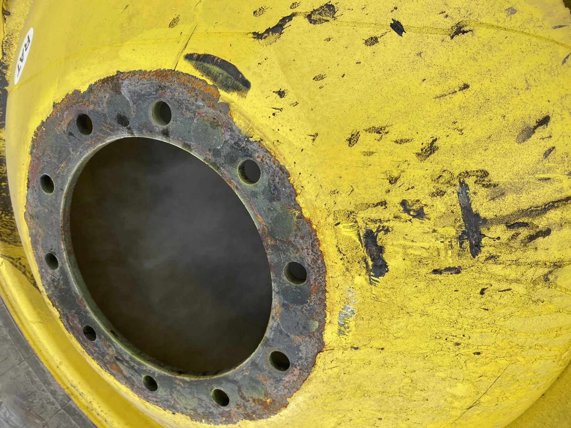 Used 520/85R42 Firestone RAT R1W 157B TL 75% on 18 x 42 JD 10-13-11 Inside Dolly Dual image 12