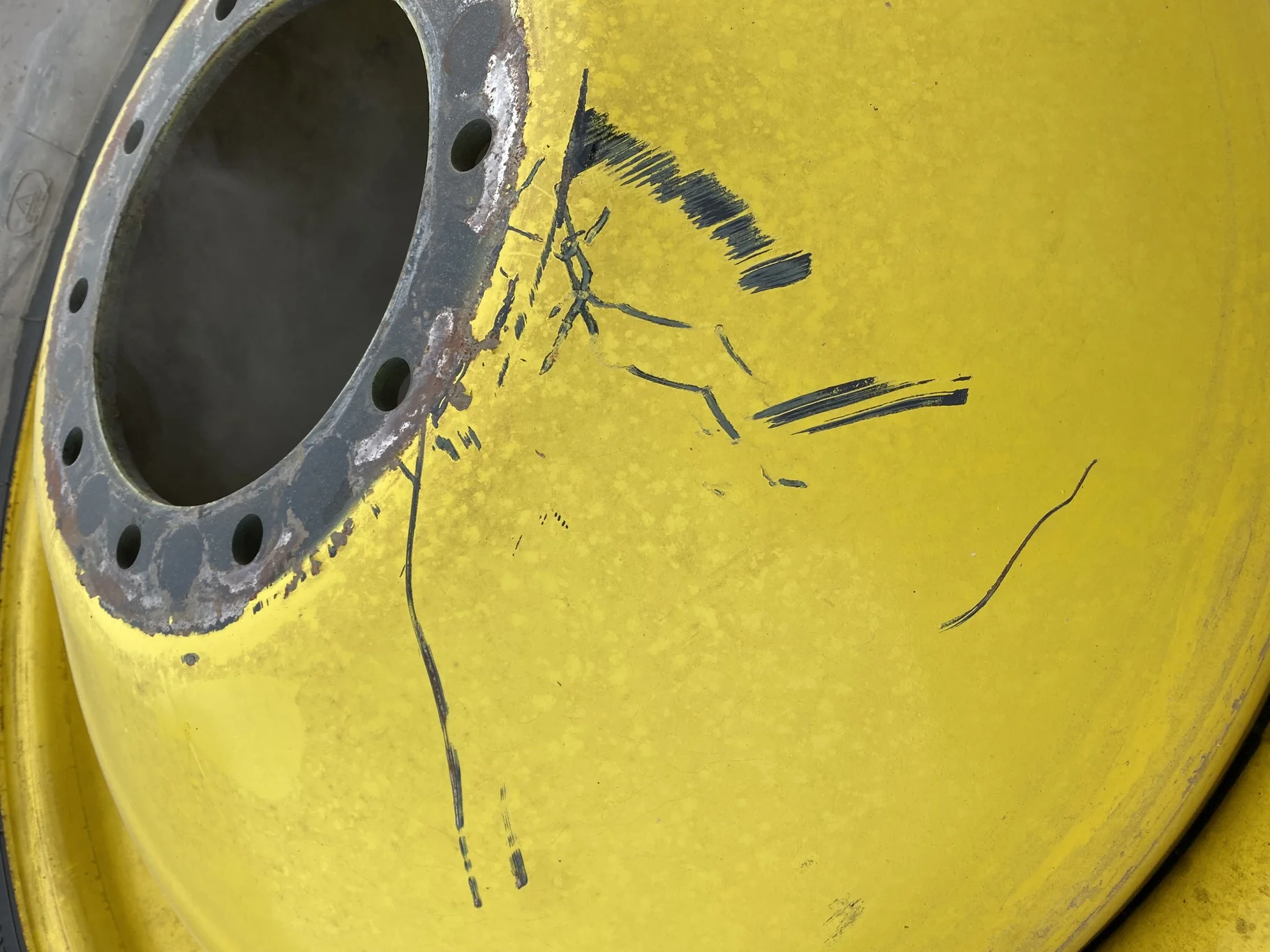Used 520/85R42 Firestone RAT R1W 157B TL 75% on 18 x 42 JD 10-13-11 Inside Dolly Dual image 15
