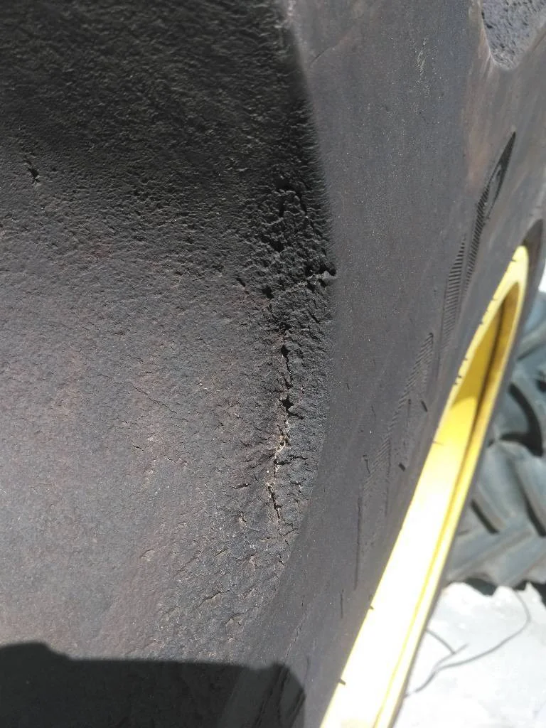 Used LSW1250/35R46 202B Goodyear Custom Flo Grip TL R-2 80-85% On 44 x 46 20-13.19-11.07 Combine image 6