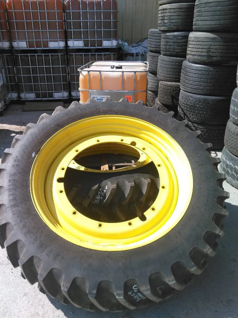 Used 14.9R46 145A8 Firestone Radial All Traction TL R-1 90-95% On 13 x 46 12-32.047-30.078 R&R